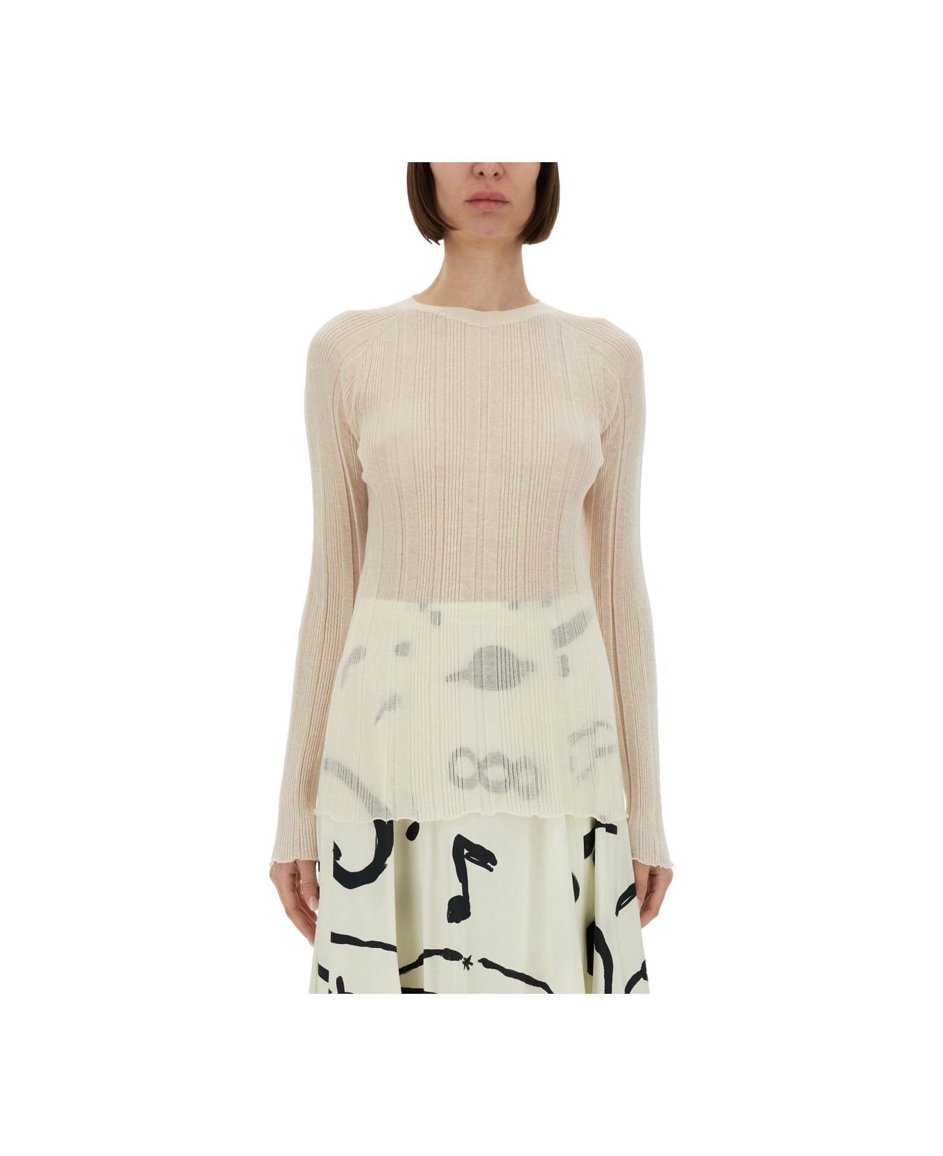 Alysi Slim Fit Shirt - WHITE