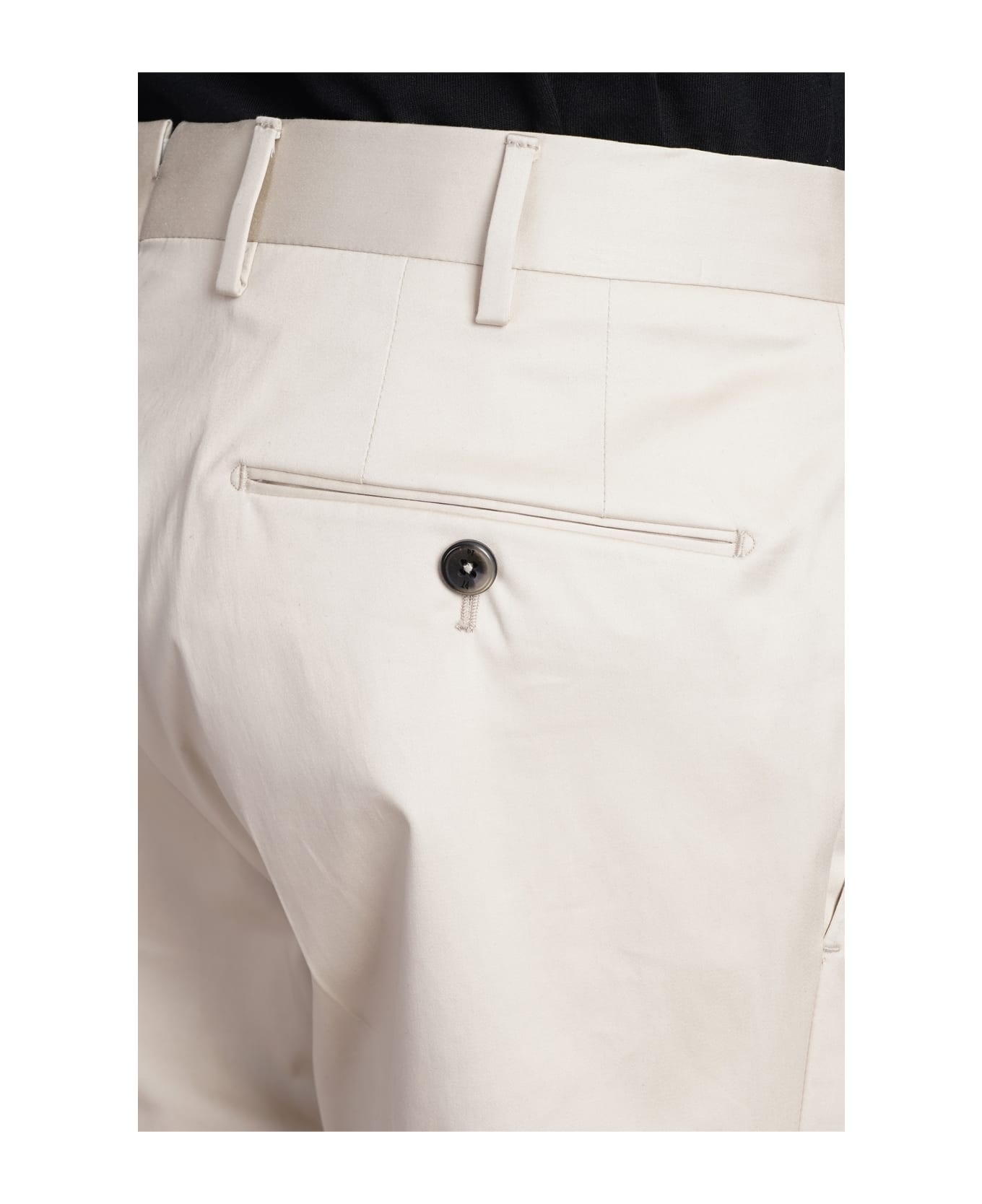 PT Torino Pants In Beige Cotton - beige
