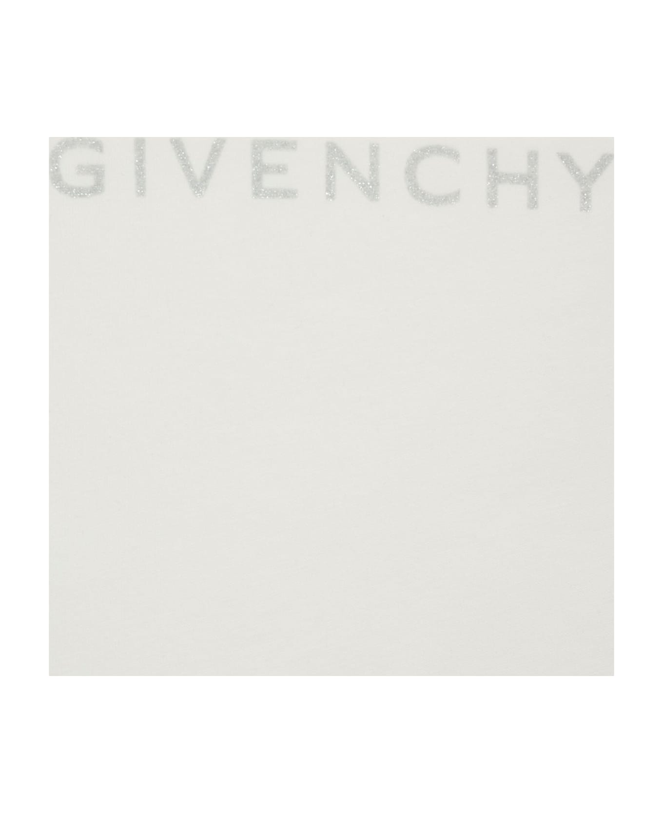 Givenchy Ivory T-shirt For Baby Girl With Logo - Ivory