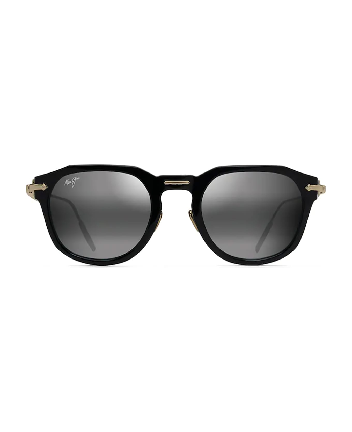 Maui Jim ALIKA Sunglasses - Grey Alika Black W Gold サングラス