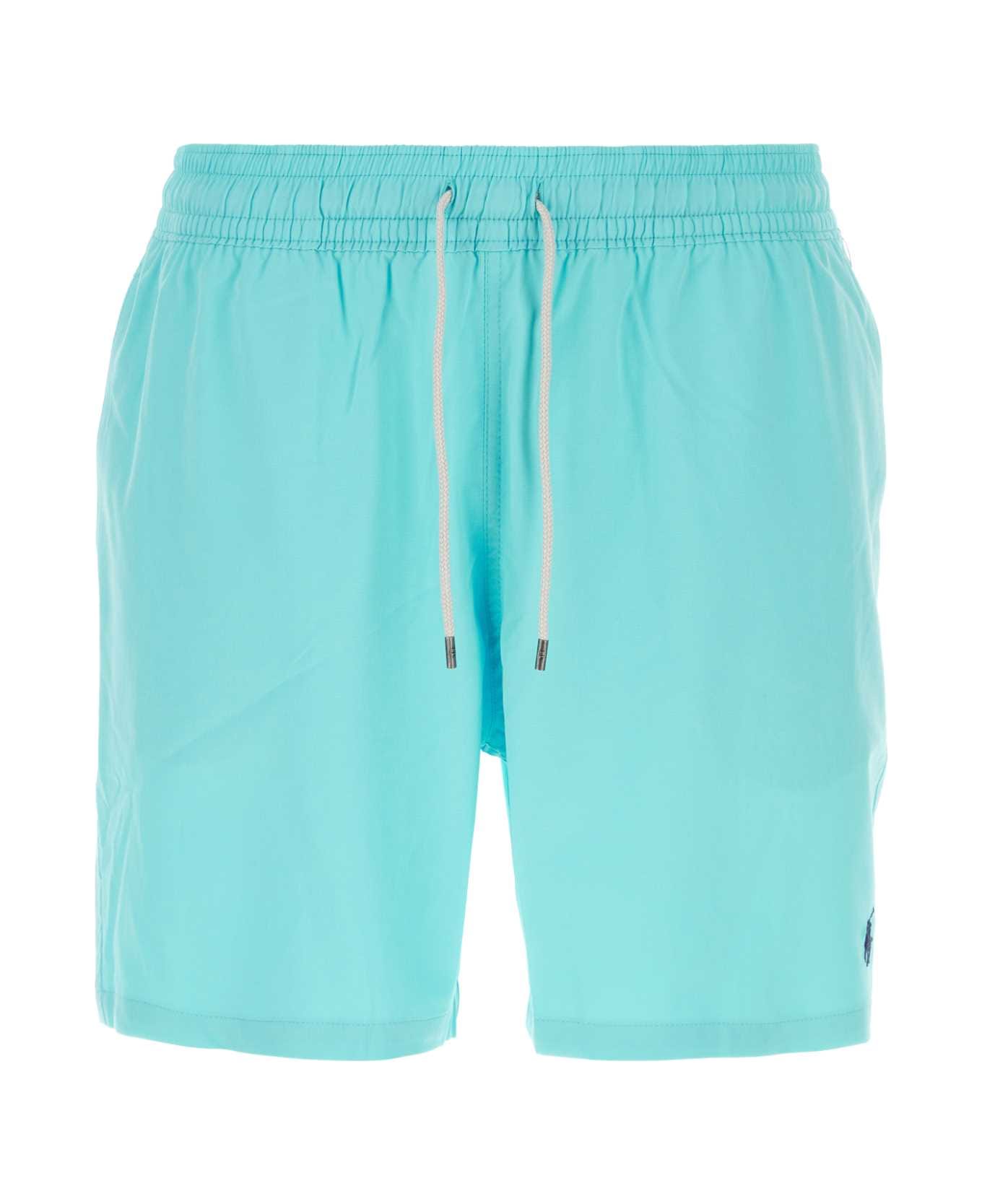 Polo Ralph Lauren Tiffany Stretch Polyester Swimming Shorts - HAMMONDBLUE 水着