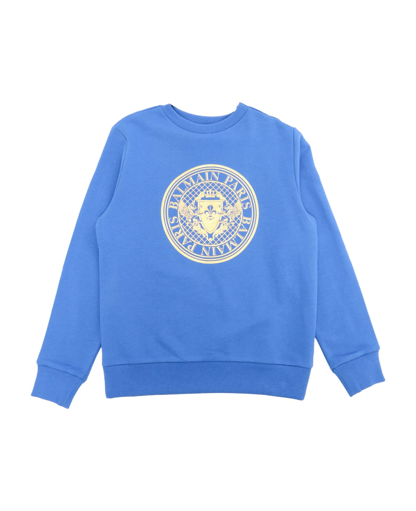 Balmain Logo Sweatshirt - BLUE