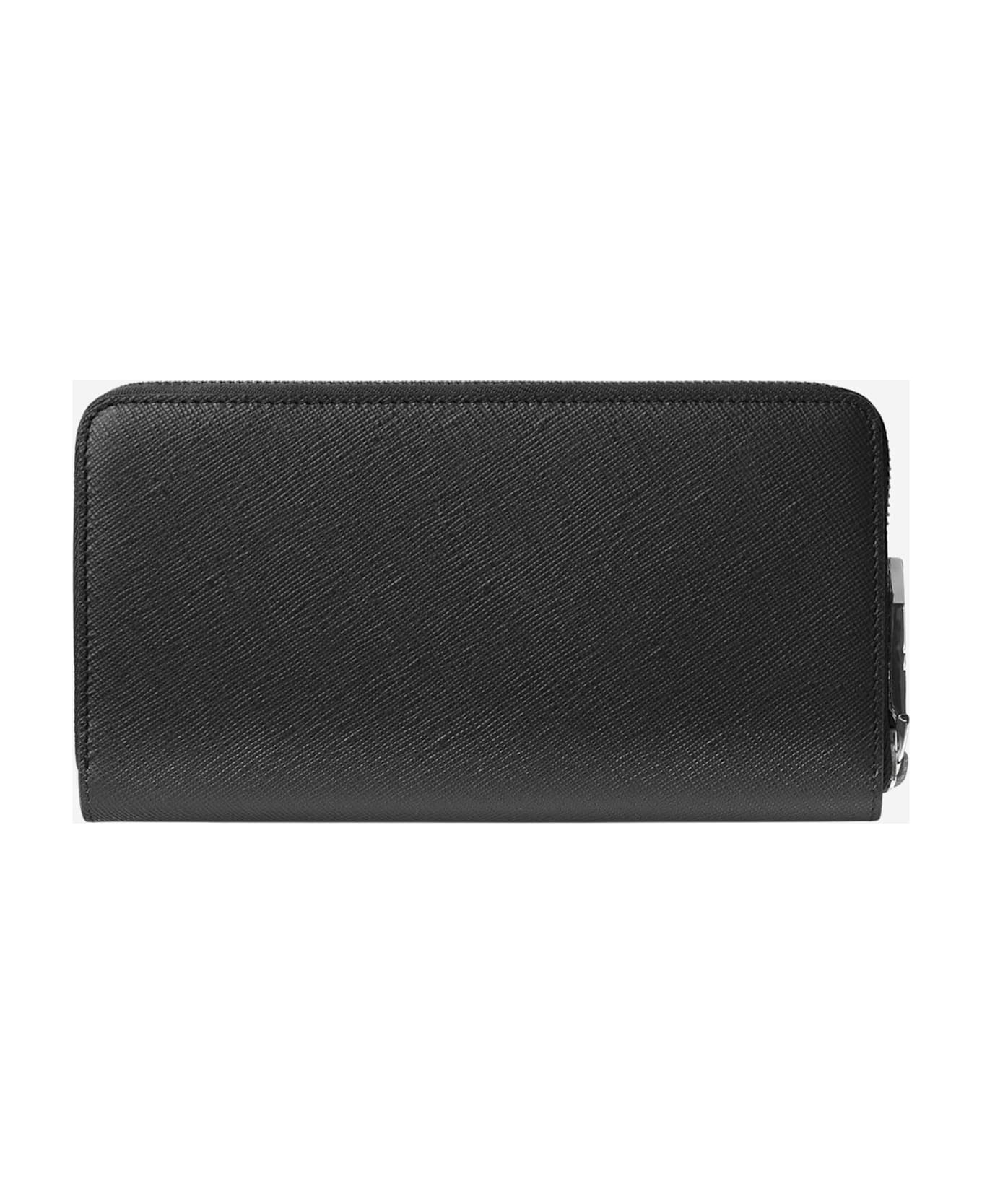 Montblanc Leather Wallet With Logo - Black