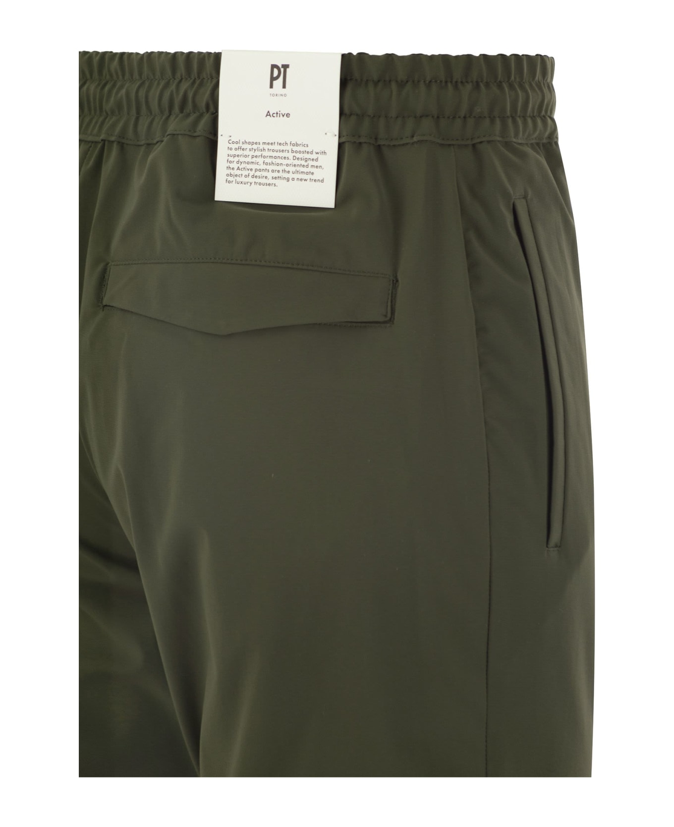 PT01 'omega' Trousers In Technical Fabric - Non definito
