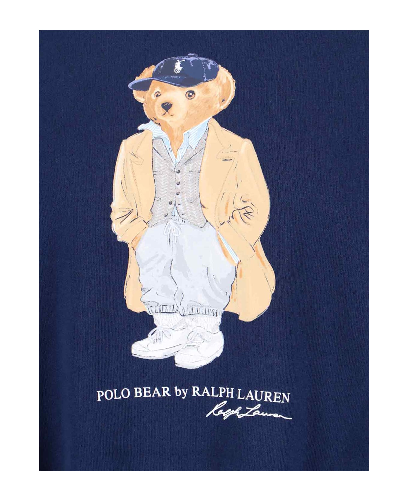 Ralph Lauren 'polo Bear' Hoodie - NEWPORT NAVY