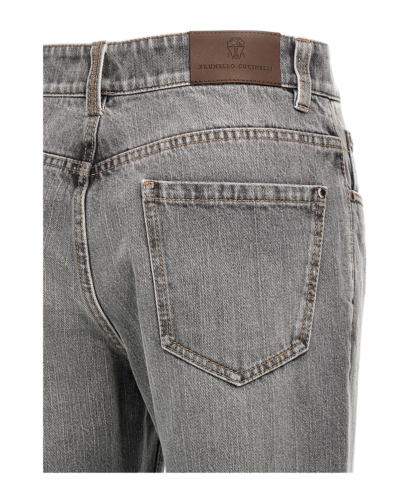 Brunello Cucinelli 'monile' Jeans - Gray