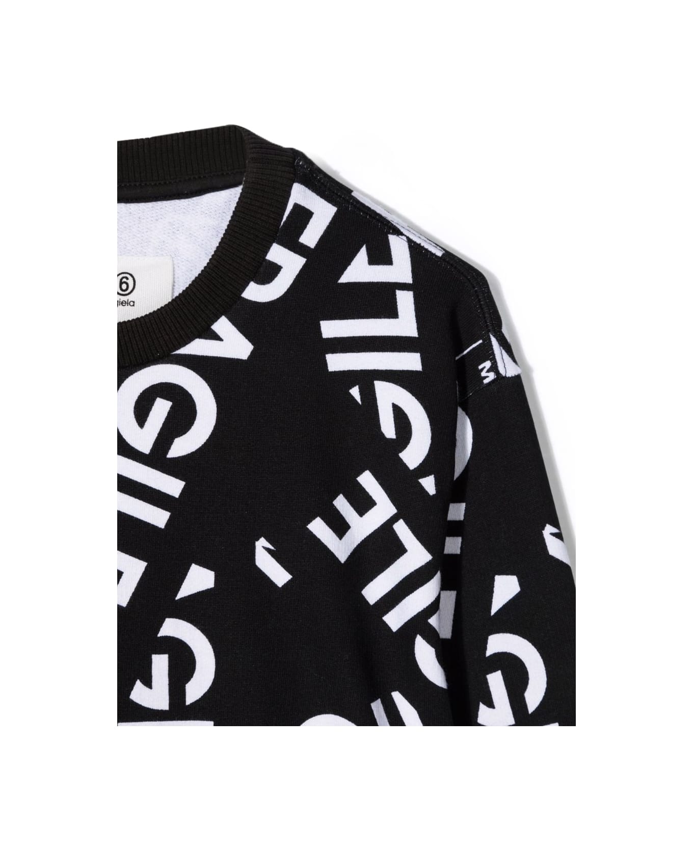 MM6 Maison Margiela Felpa - BLACK
