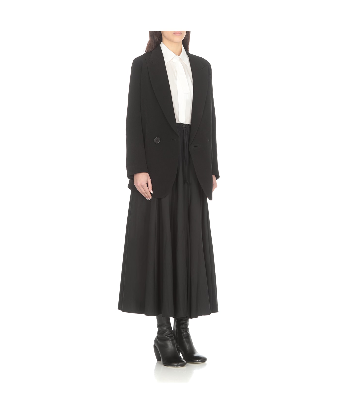Yohji Yamamoto Wool Skirt - Black スカート