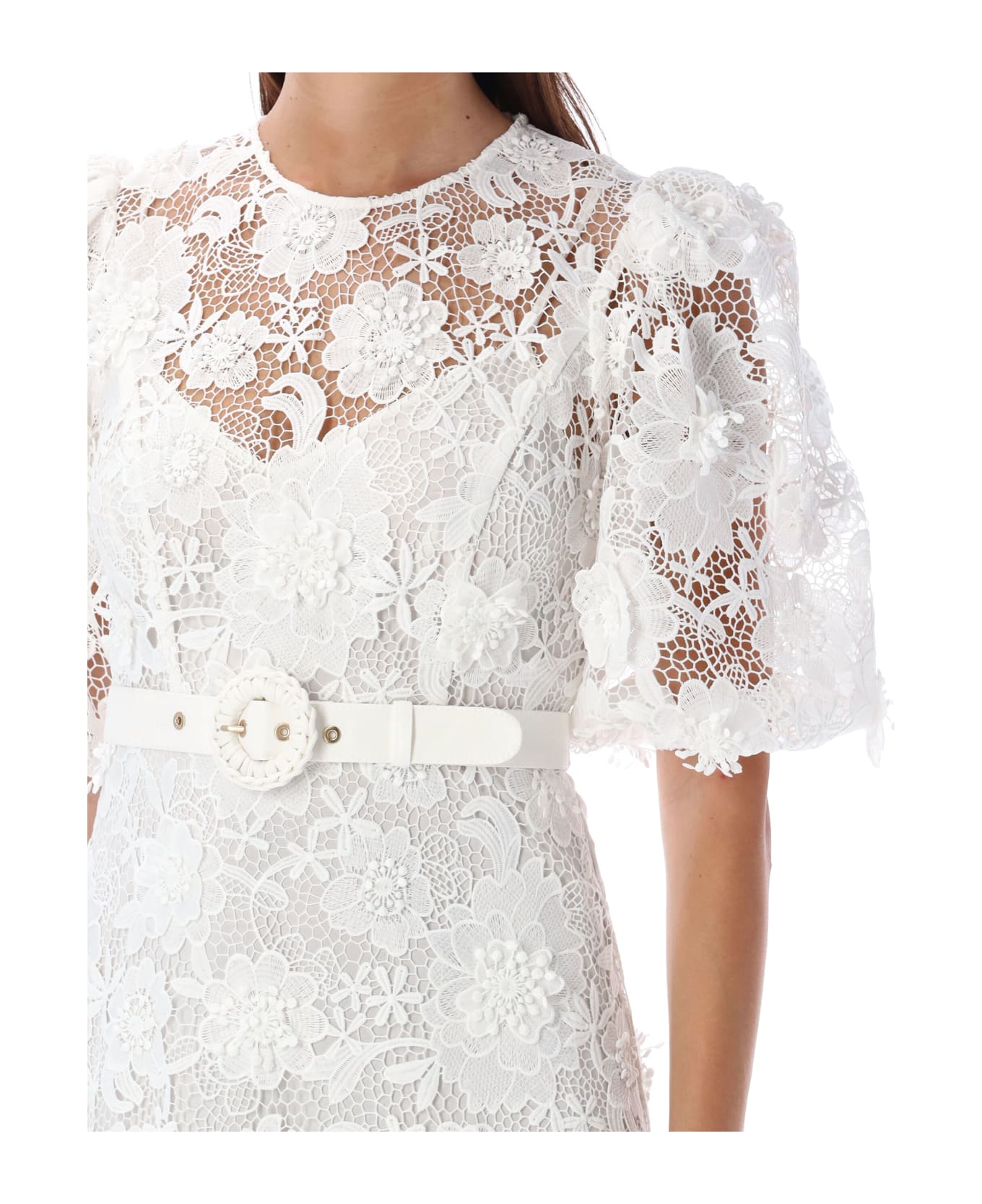 Zimmermann Lace Flower Wedding Dress - IVORY