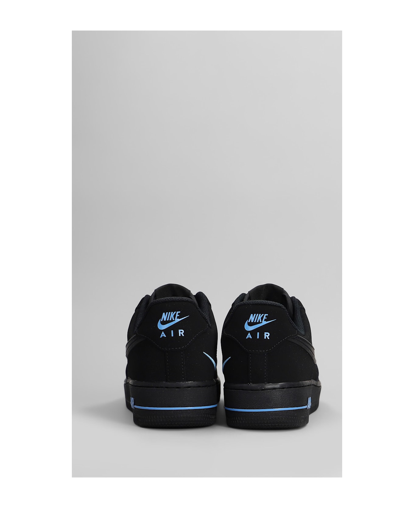 Nike Air Force 1 07 Sneakers In Black Nubuck - black