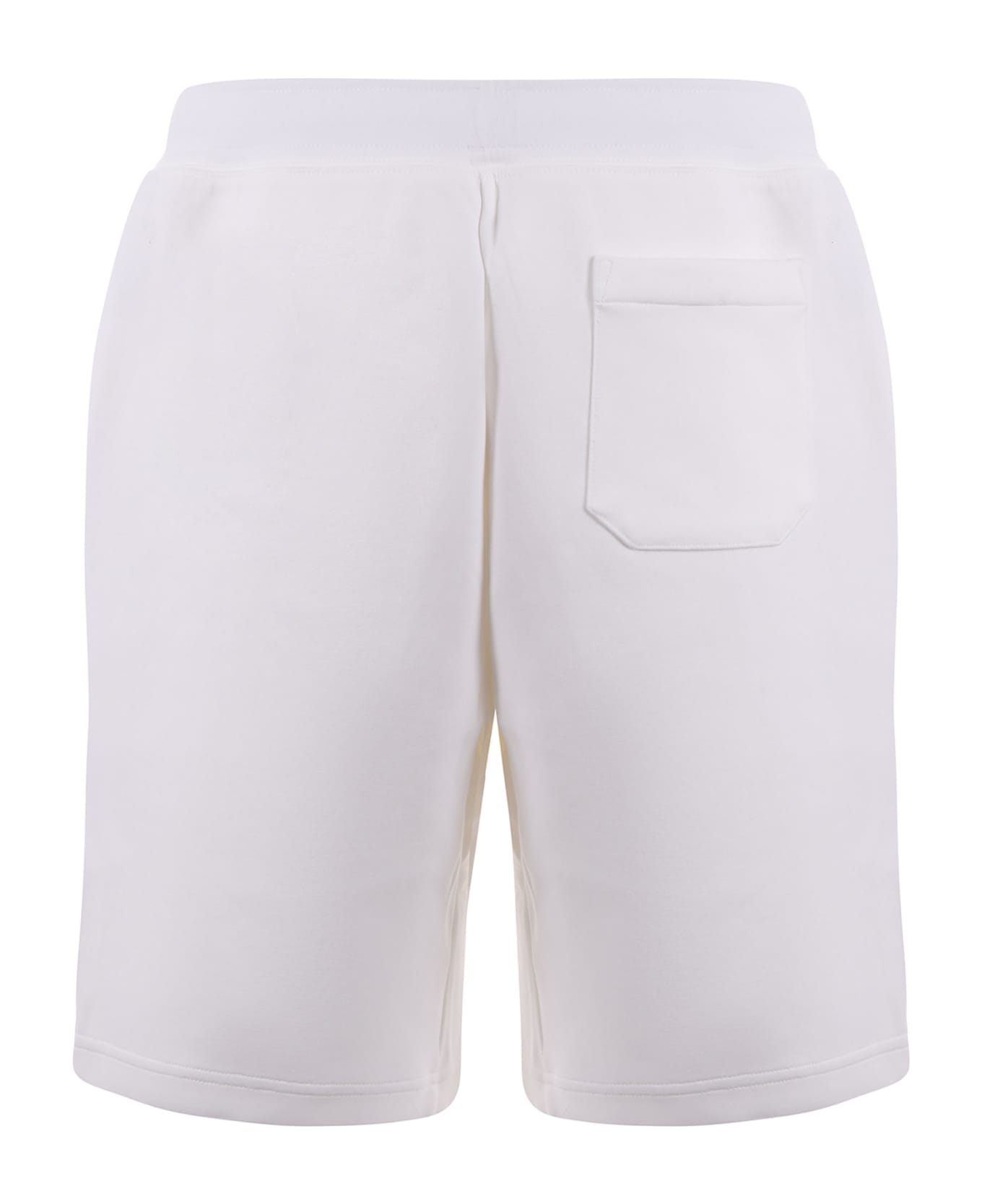 Polo Ralph Lauren Shorts Polo Ralph Lauren In Misto Cotone Disponibile Store Scafati - Bianco