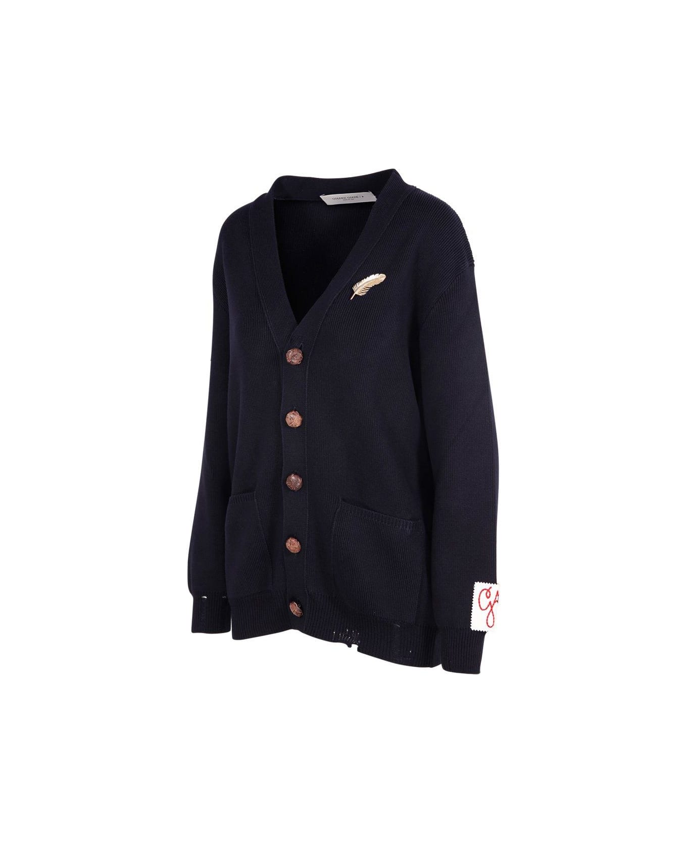 Golden Goose Daniella Cardigan - blue