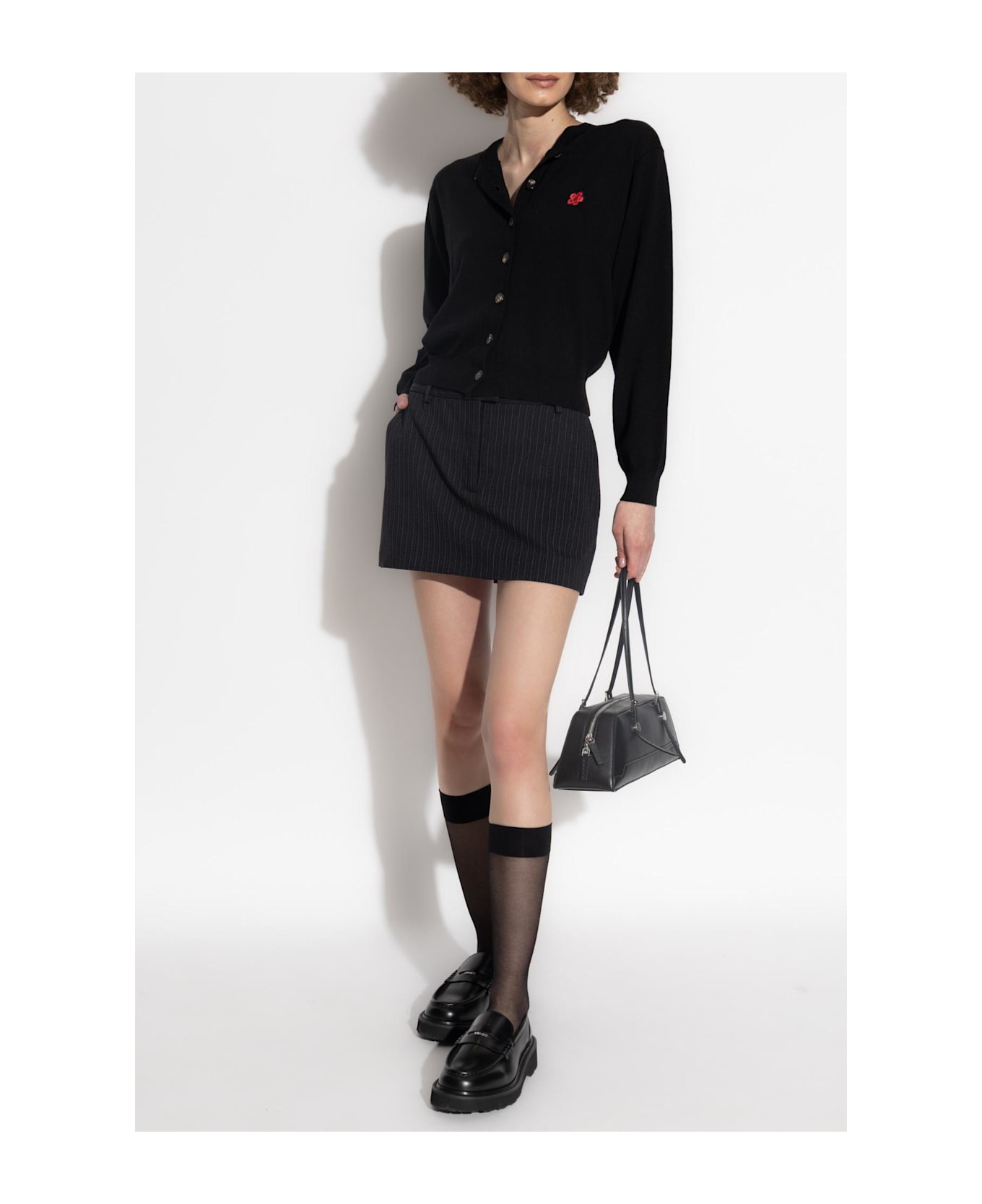 Kenzo Wool Cardigan - BLACK