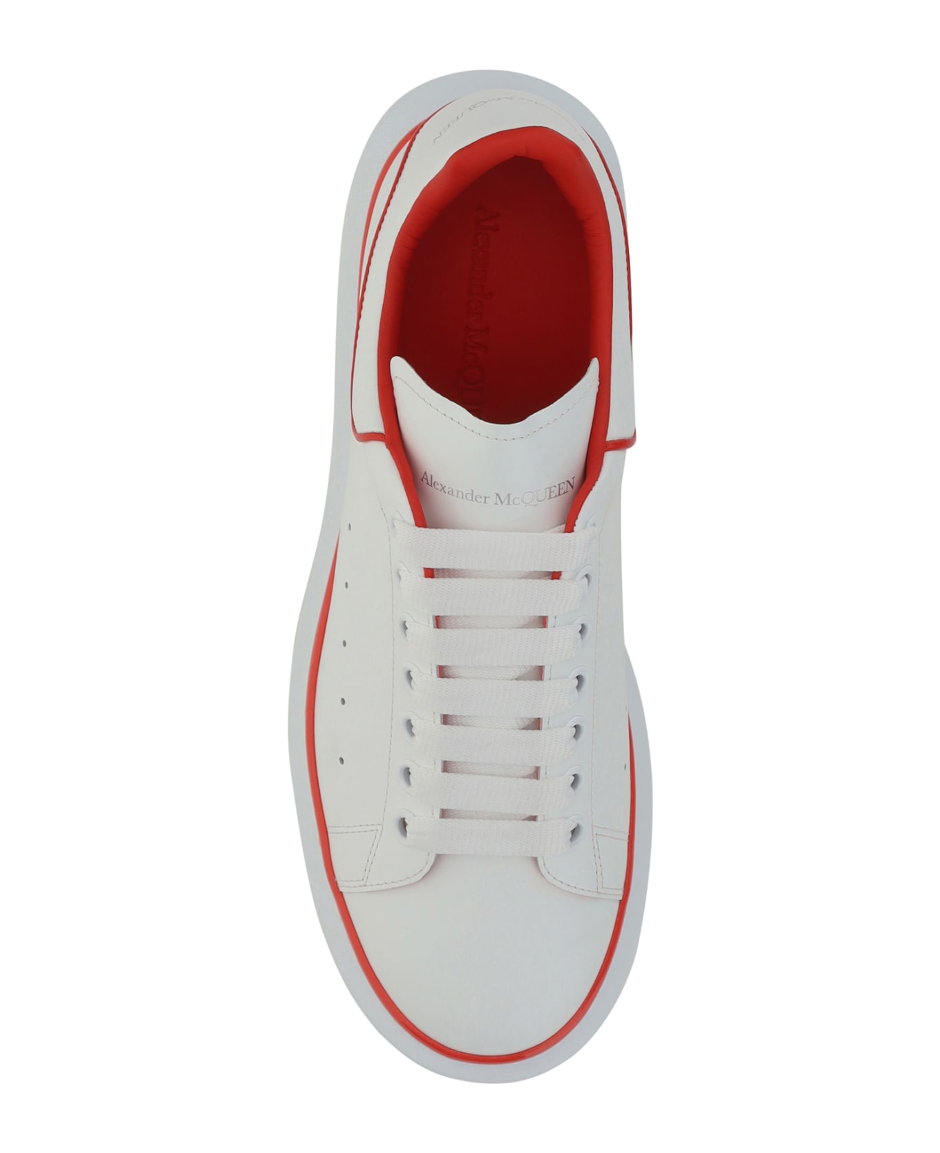 Alexander McQueen Sneakers - White/tulip Red スニーカー