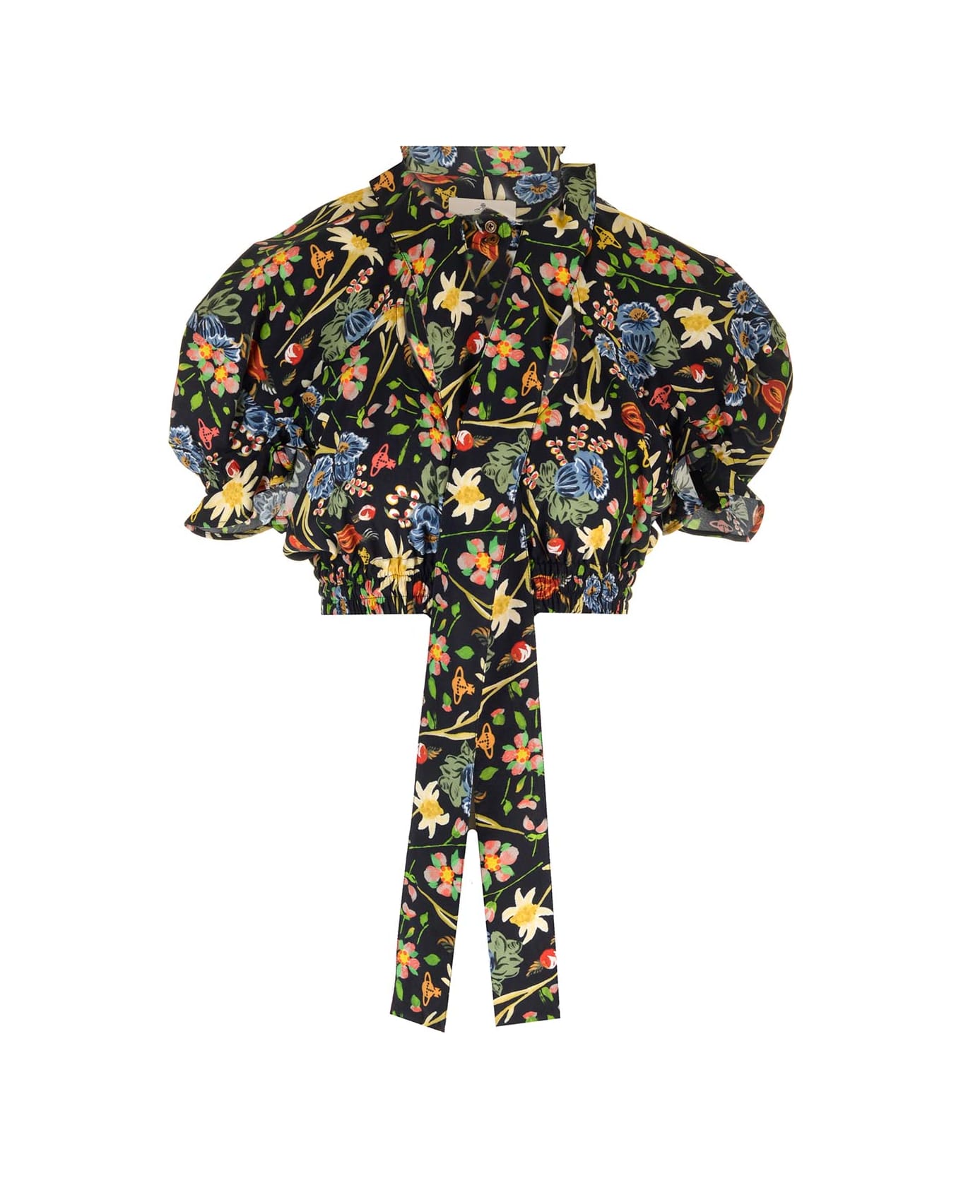 Vivienne Westwood Crop Top 'folk Flower' - White