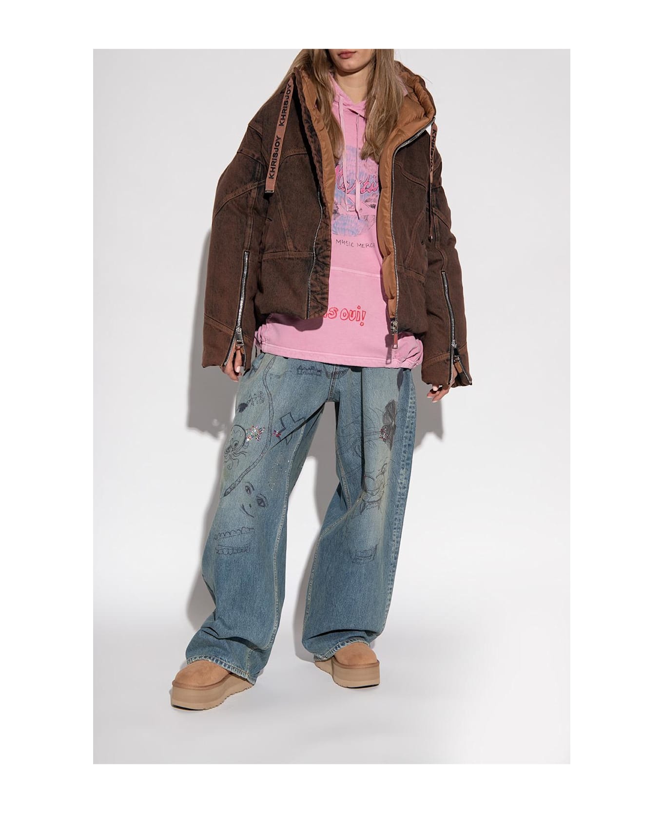 UGG 'classic Mini Platform' Snow Boots - BROWN