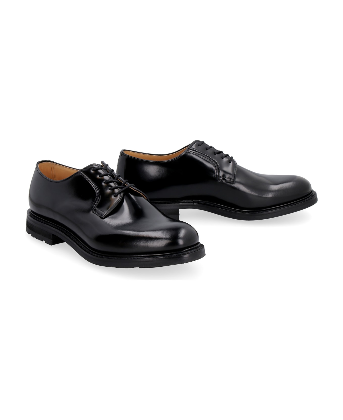 Church's Leather Lace-up Shoes - black