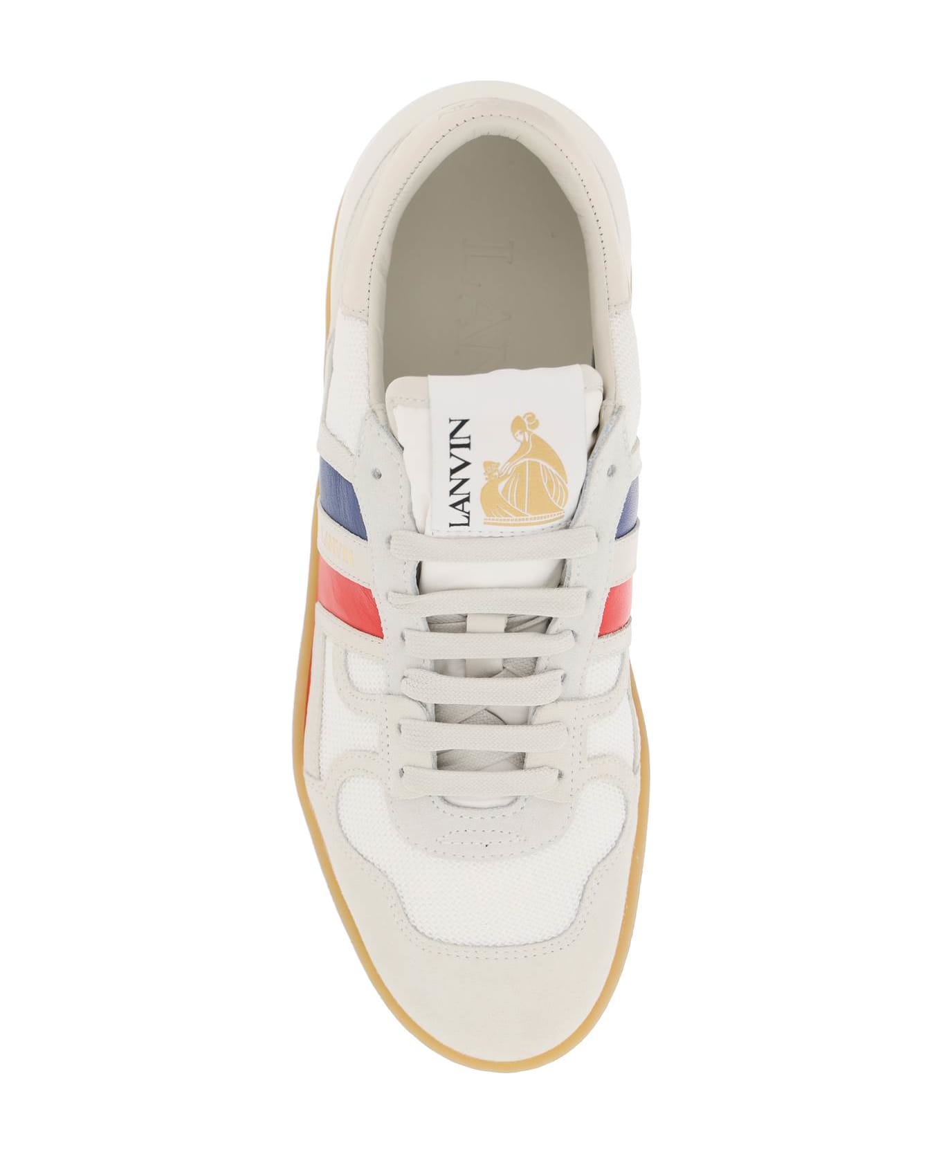 Lanvin Clay Sneakers - WHITE MULTICOLOR (White)