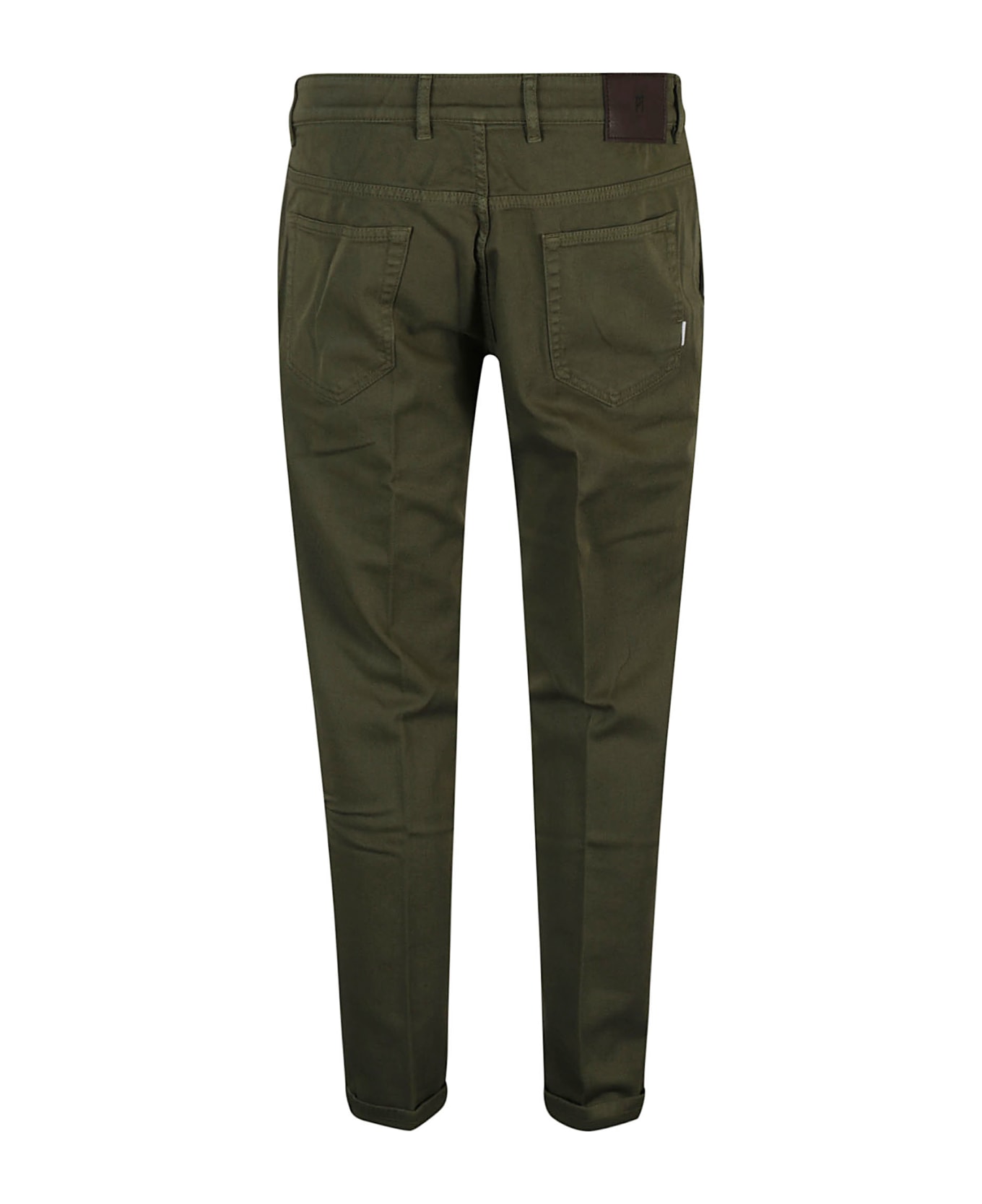 PT01 Buttoned Fitted Trousers - Muschio