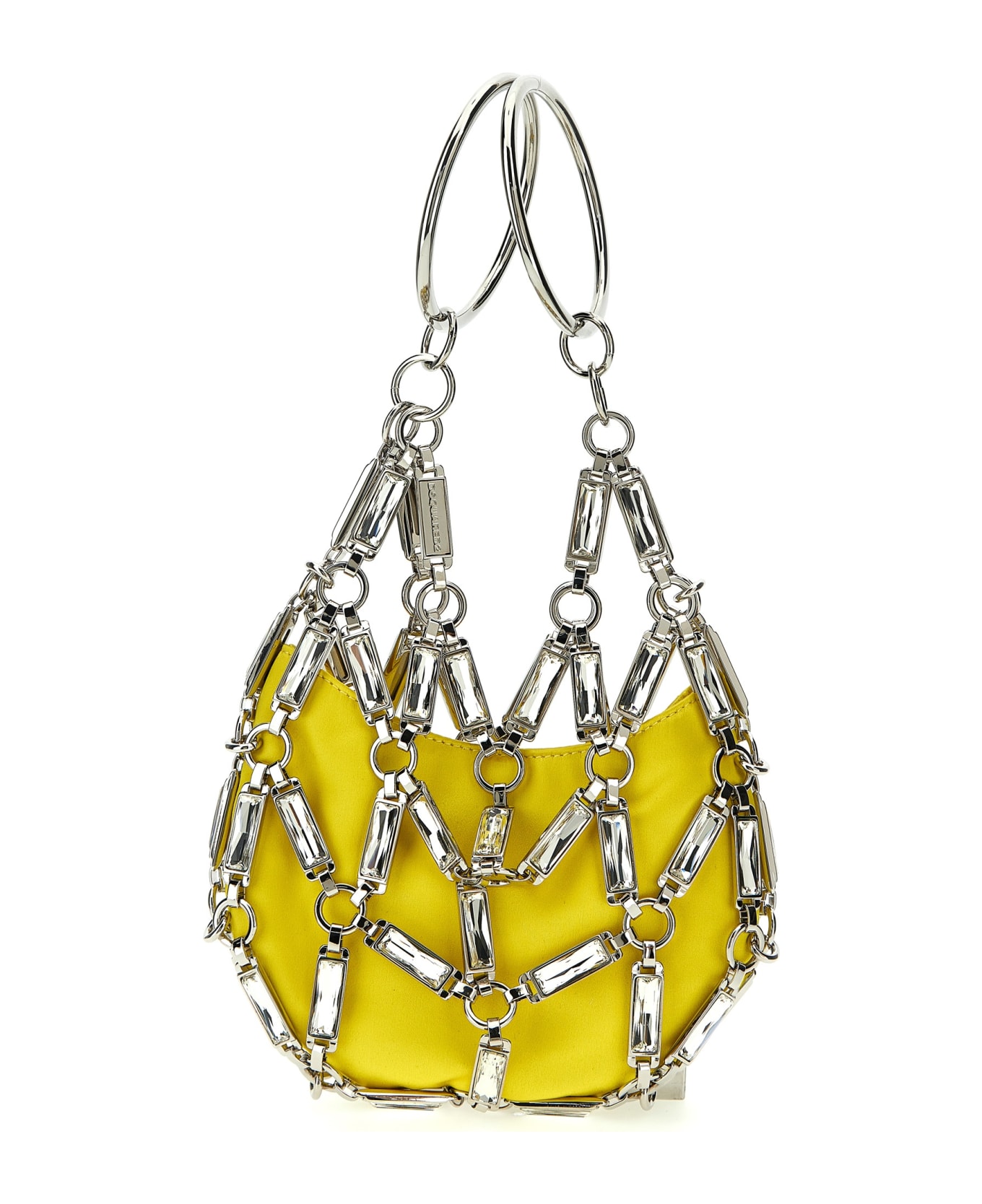Dsquared2 'cage' Handbag - Yellow トートバッグ