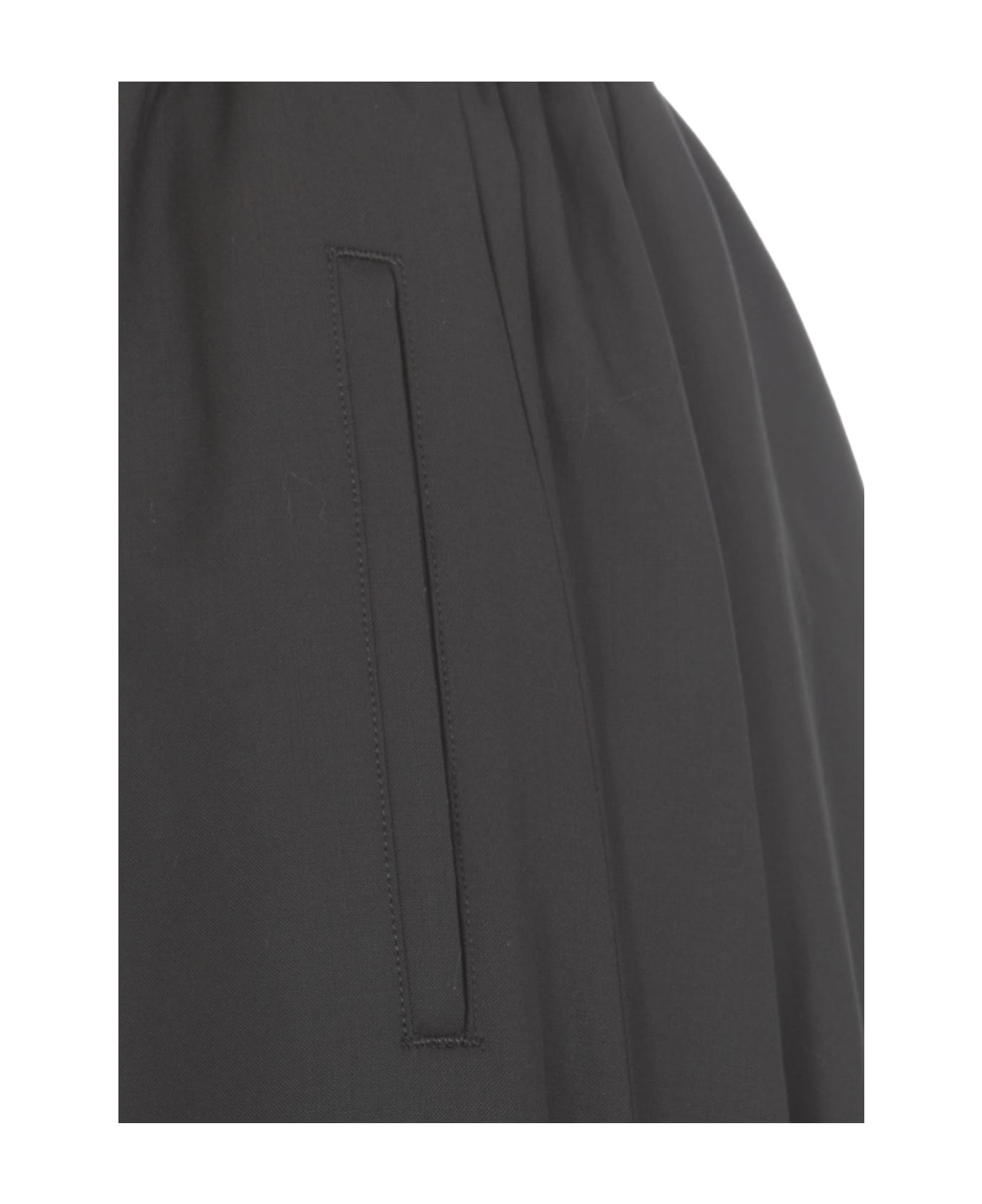 Yohji Yamamoto Wool Skirt - Black