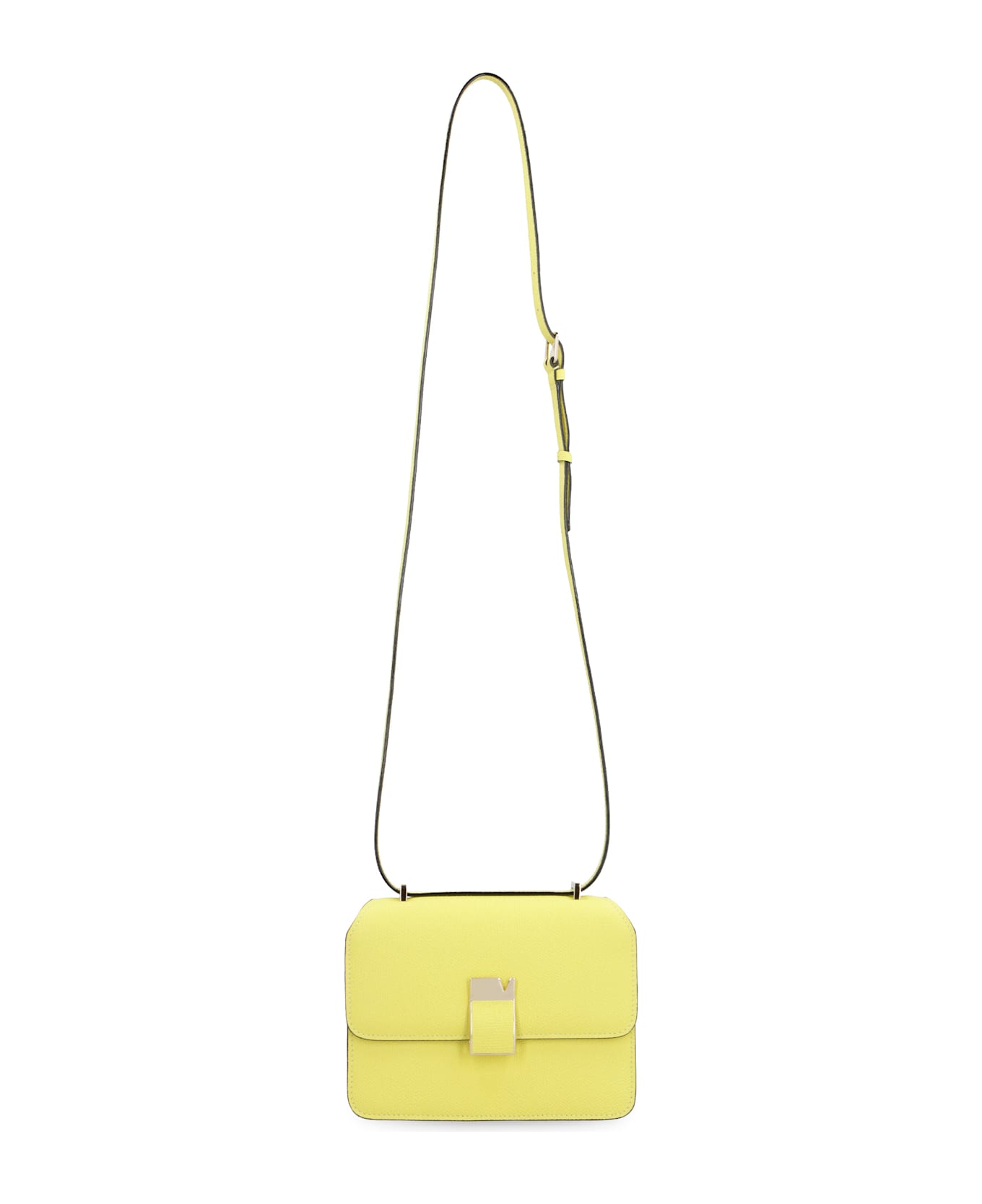 Valextra Nolo Mini Leather Crossbody Bag - Yellow ショルダーバッグ