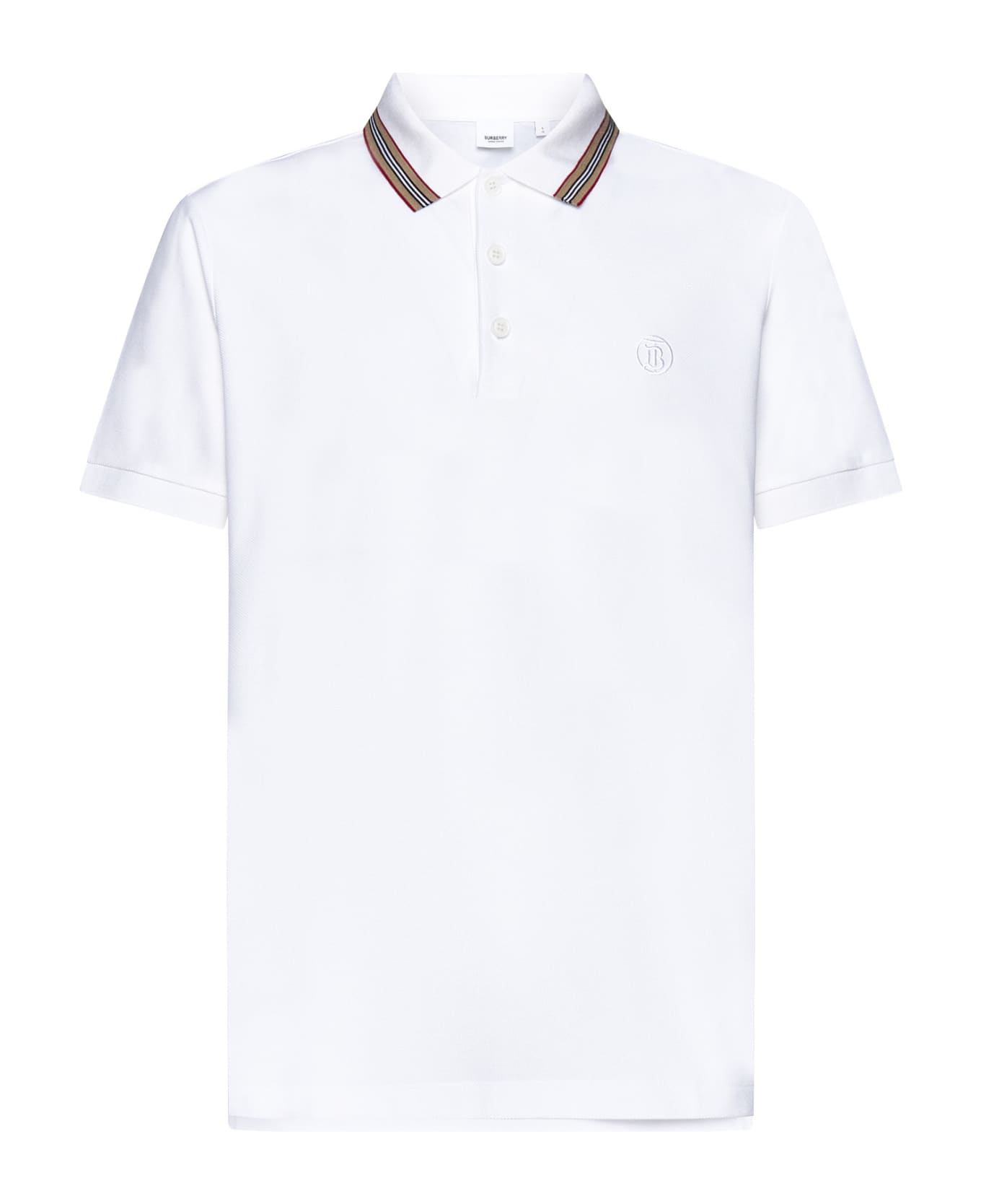 Burberry Pierson Polo Shirt - White