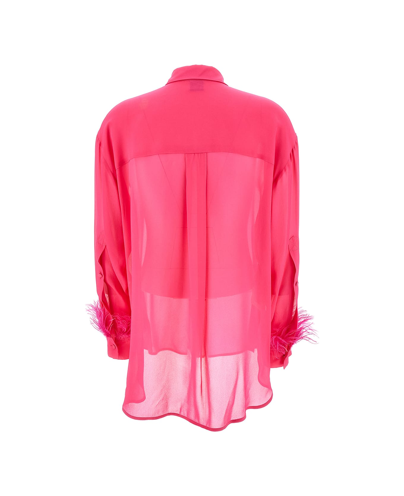 Pinko Circe Camicia Georgette Con - Pink