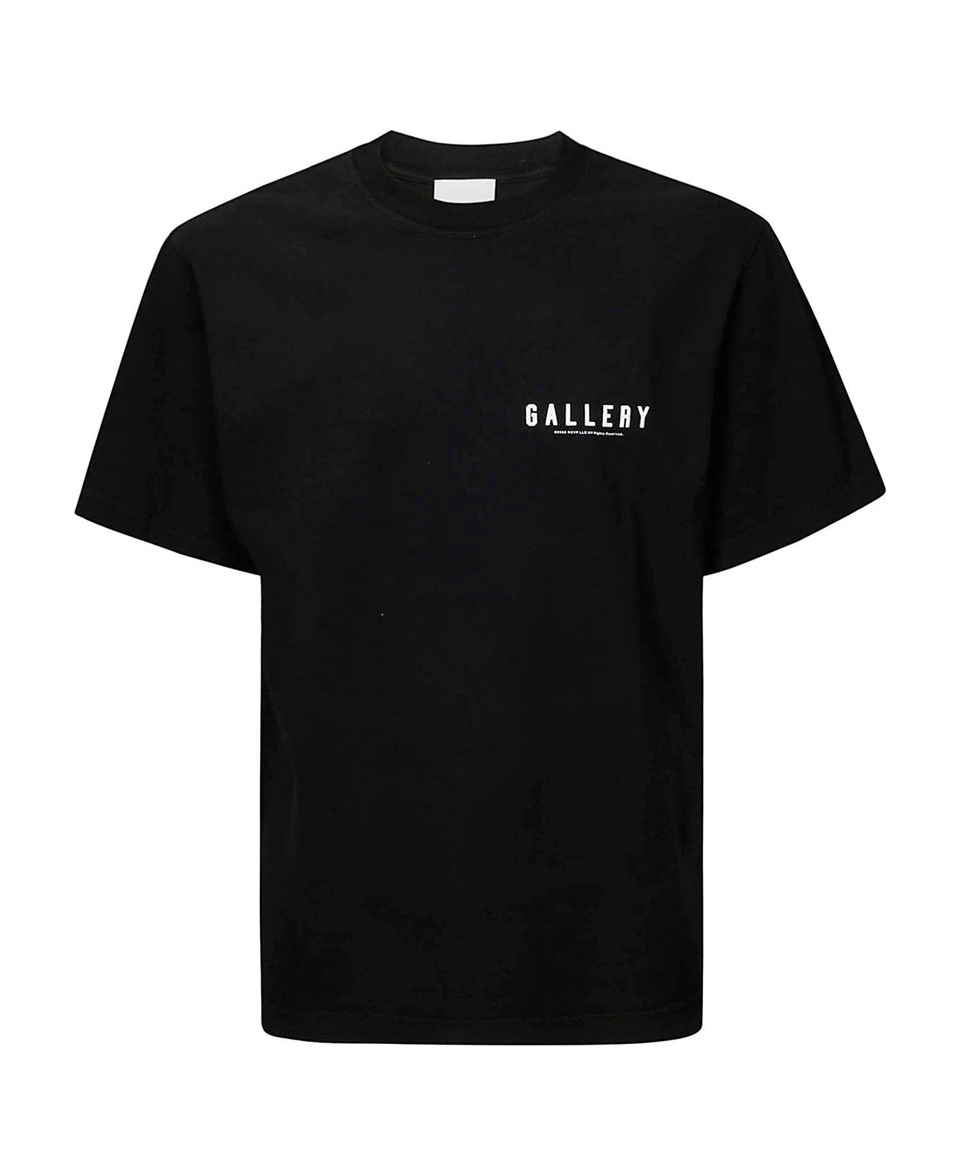 AGOLDE Slogan Printed Crewneck T-shirt - BLACK