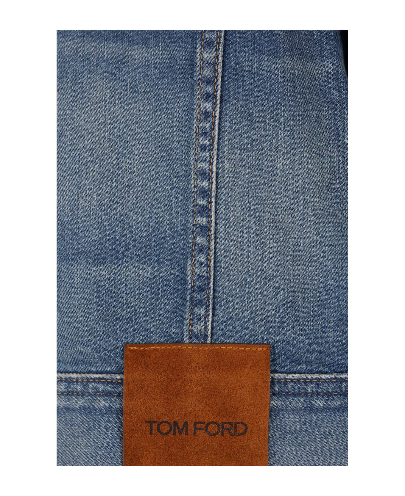 Icon Jacket In Denim - Thumbnail 4