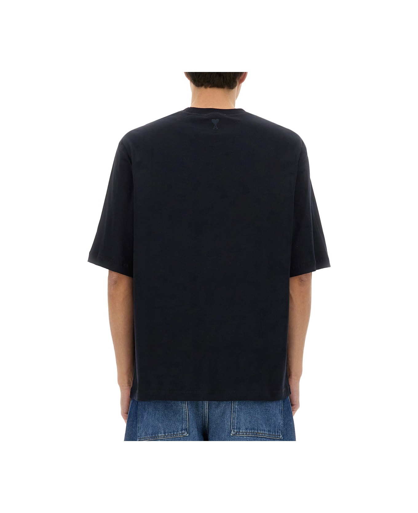 Ami Alexandre Mattiussi T-shirt Ami Alexandre Mattiussi In Cotton Jersey - BLUE