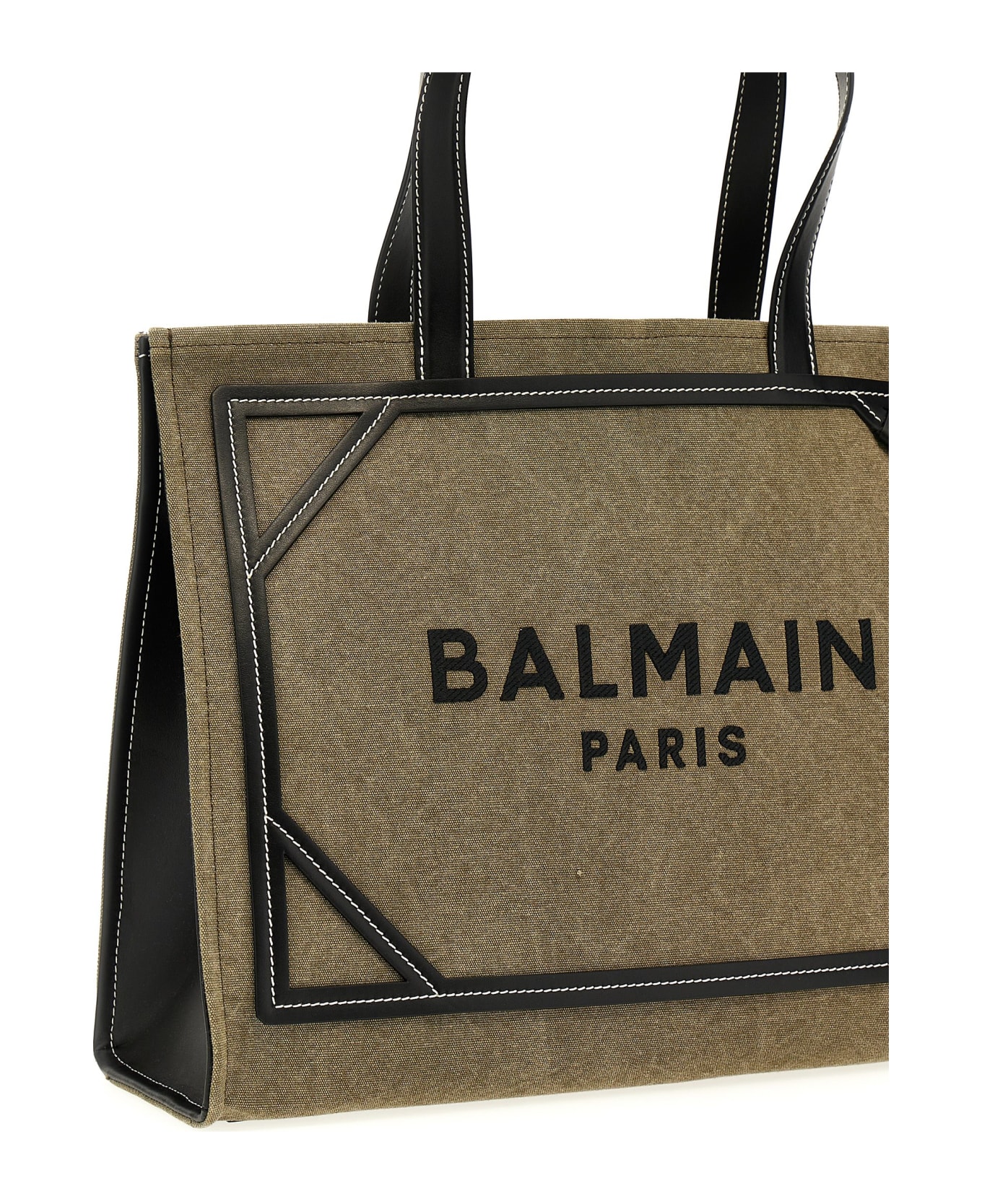 Balmain 'b-army' Shopping Bag - Green
