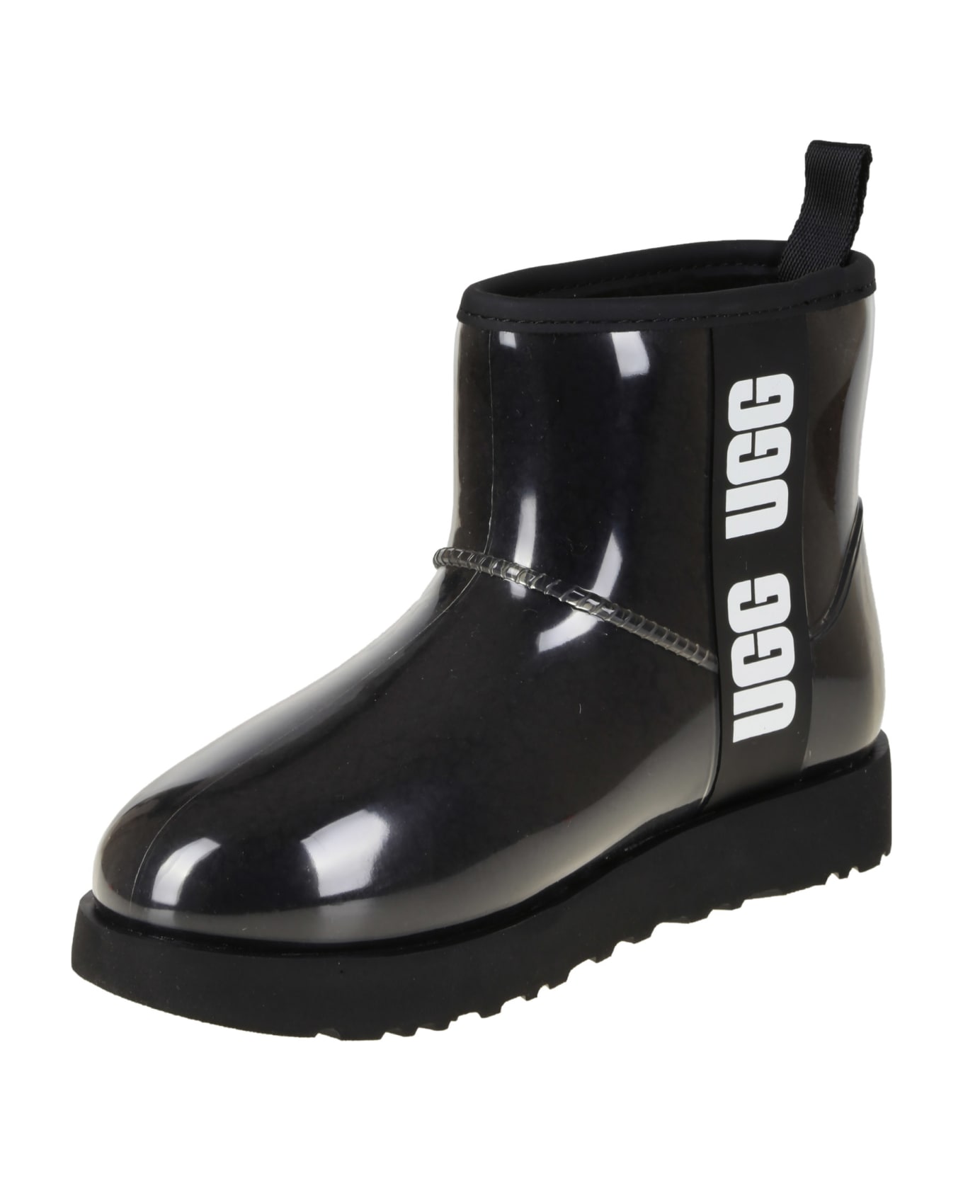 Ugg Clear Black UGG Drizlita Clear Wellies Black Women's Ankle Boots