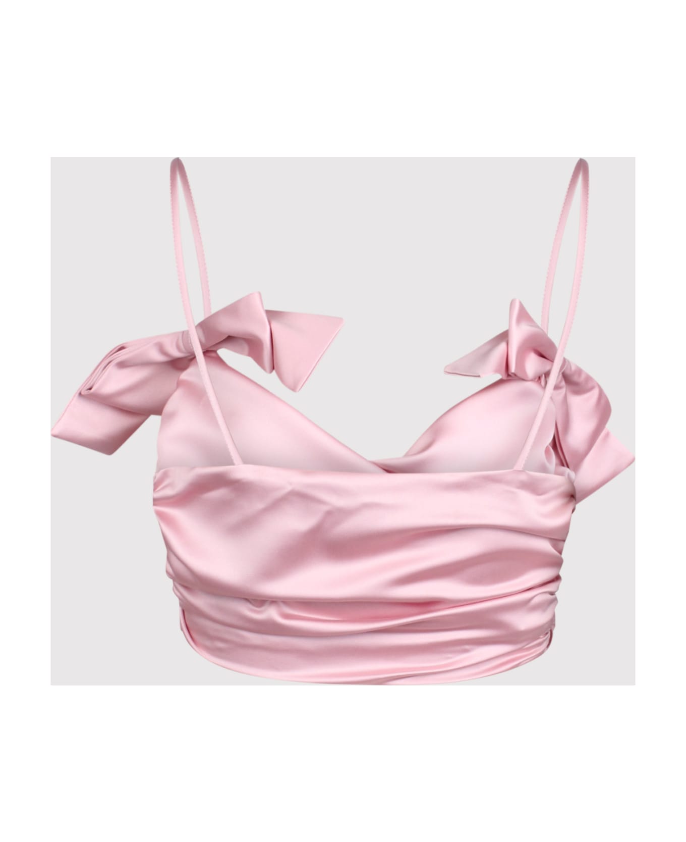 Fiorucci Satin Effect Top With Bows キャミソール