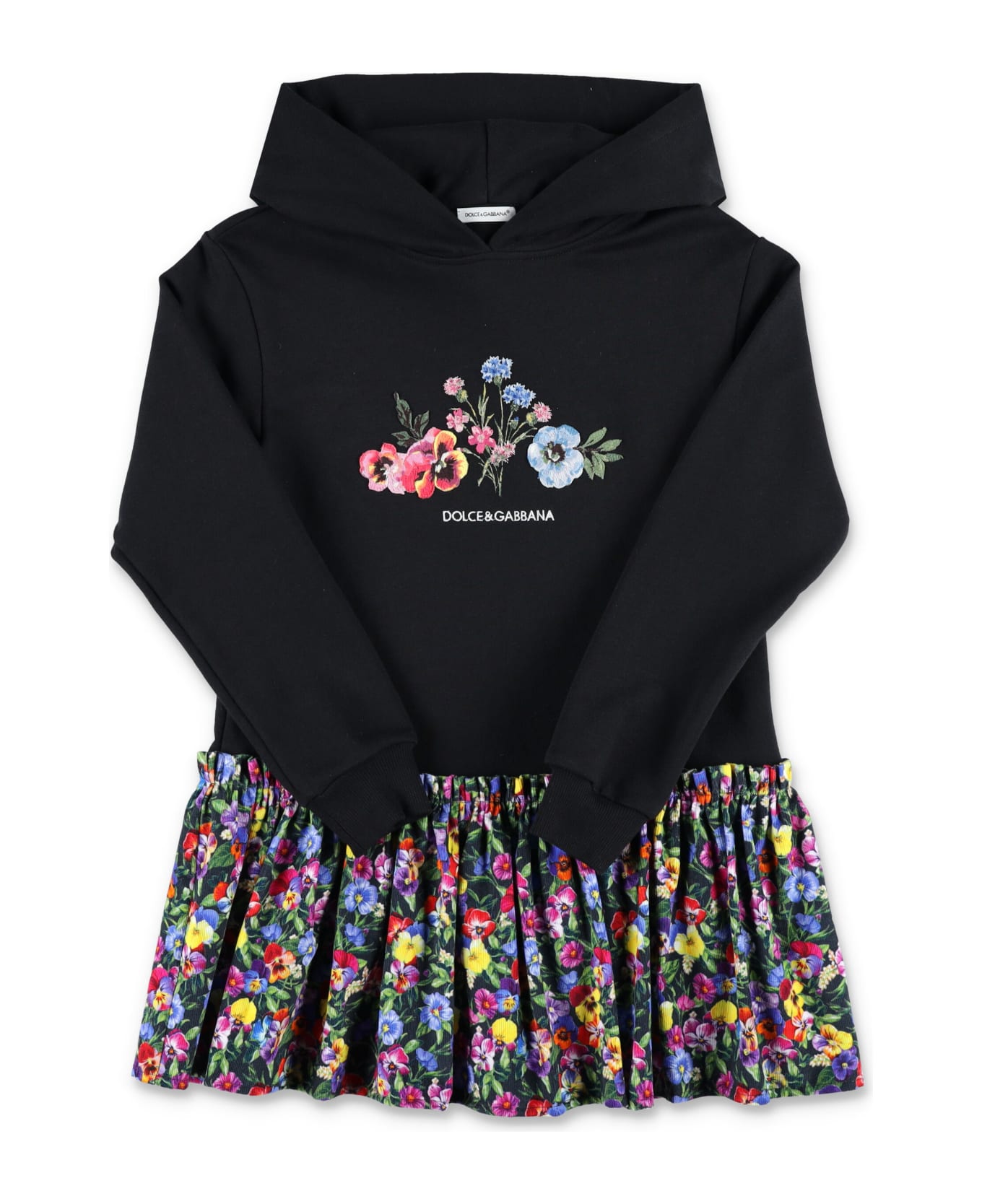 Dolce & Gabbana Hoodie Dress - BLACK ワンピース＆ドレス