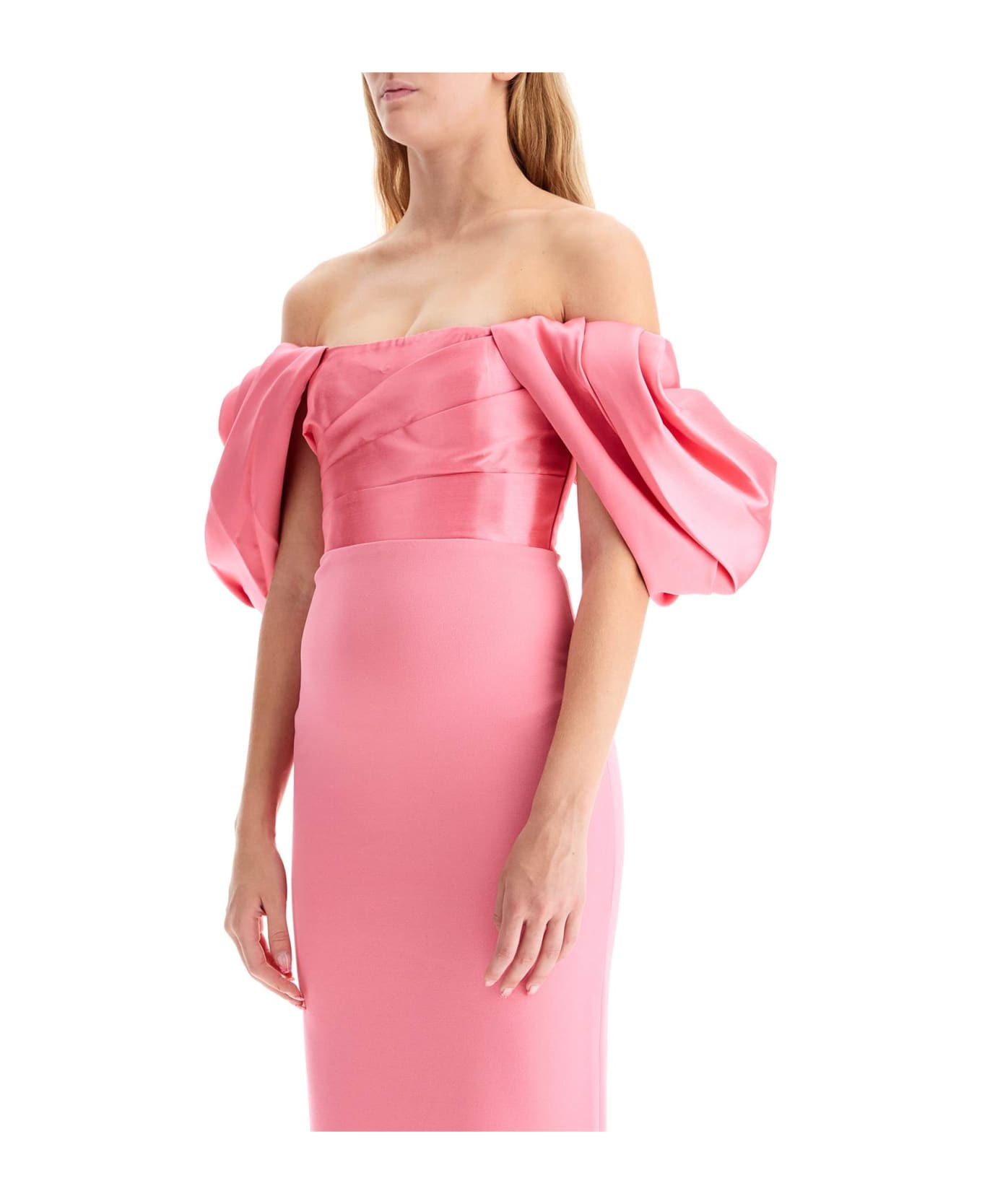 Solace London Long Sian Dress - LIGHT PINK (Pink)