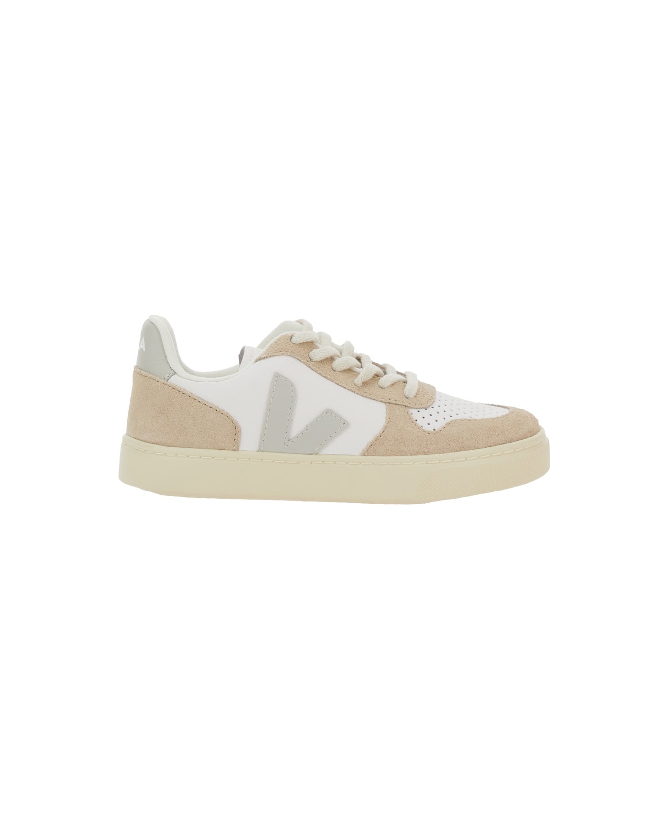 Veja Small V-10 Laces - White