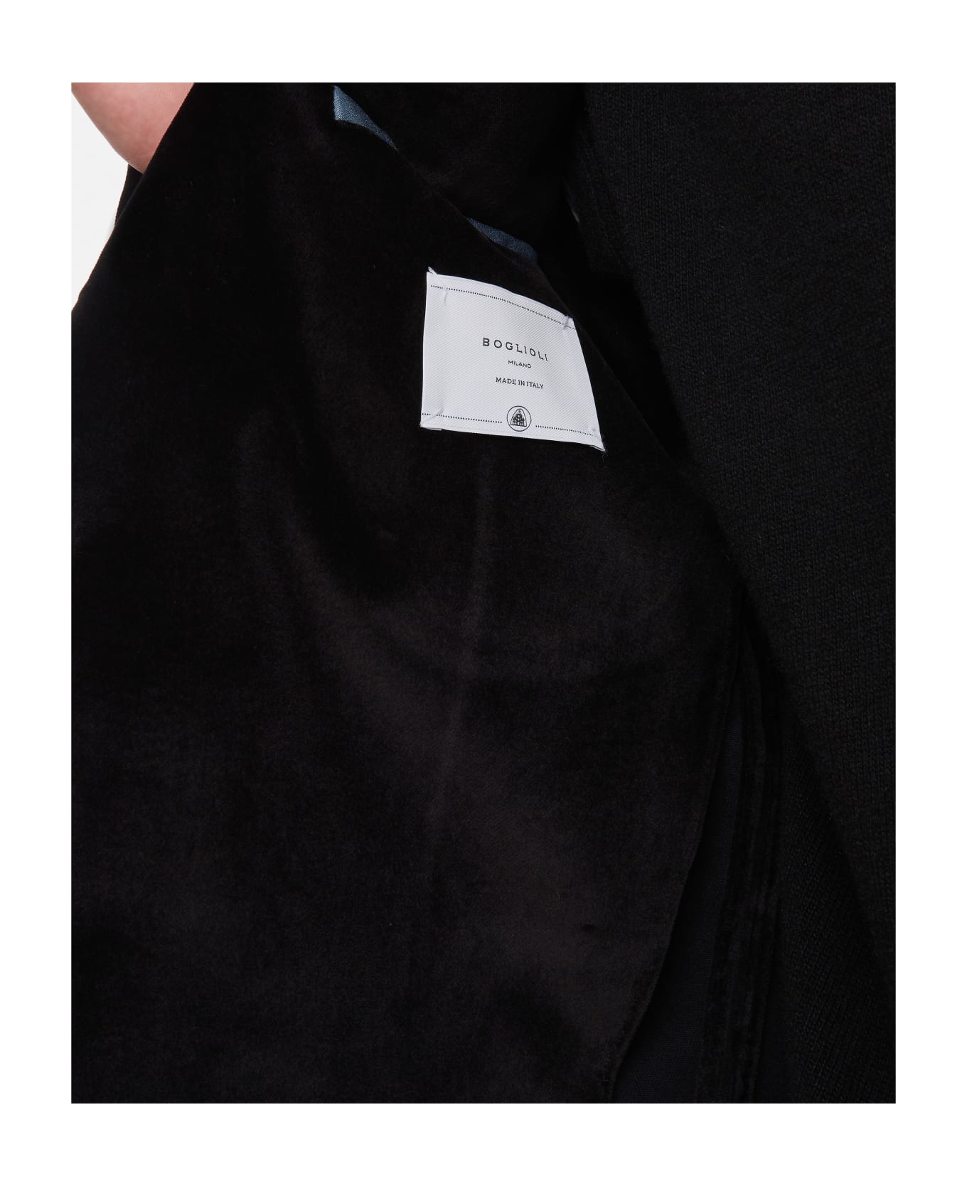 Boglioli Single Breast Velvet K-jacket - Black ブレザー