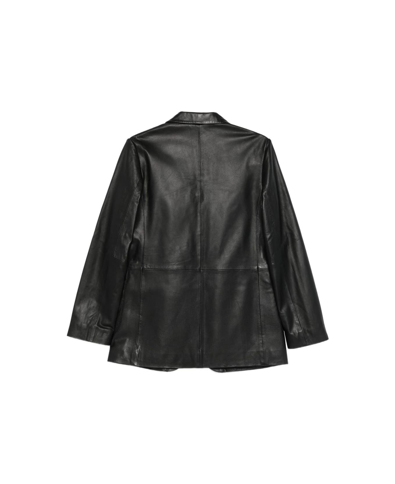 Alysi Wool Single-breasted Jacket - Black