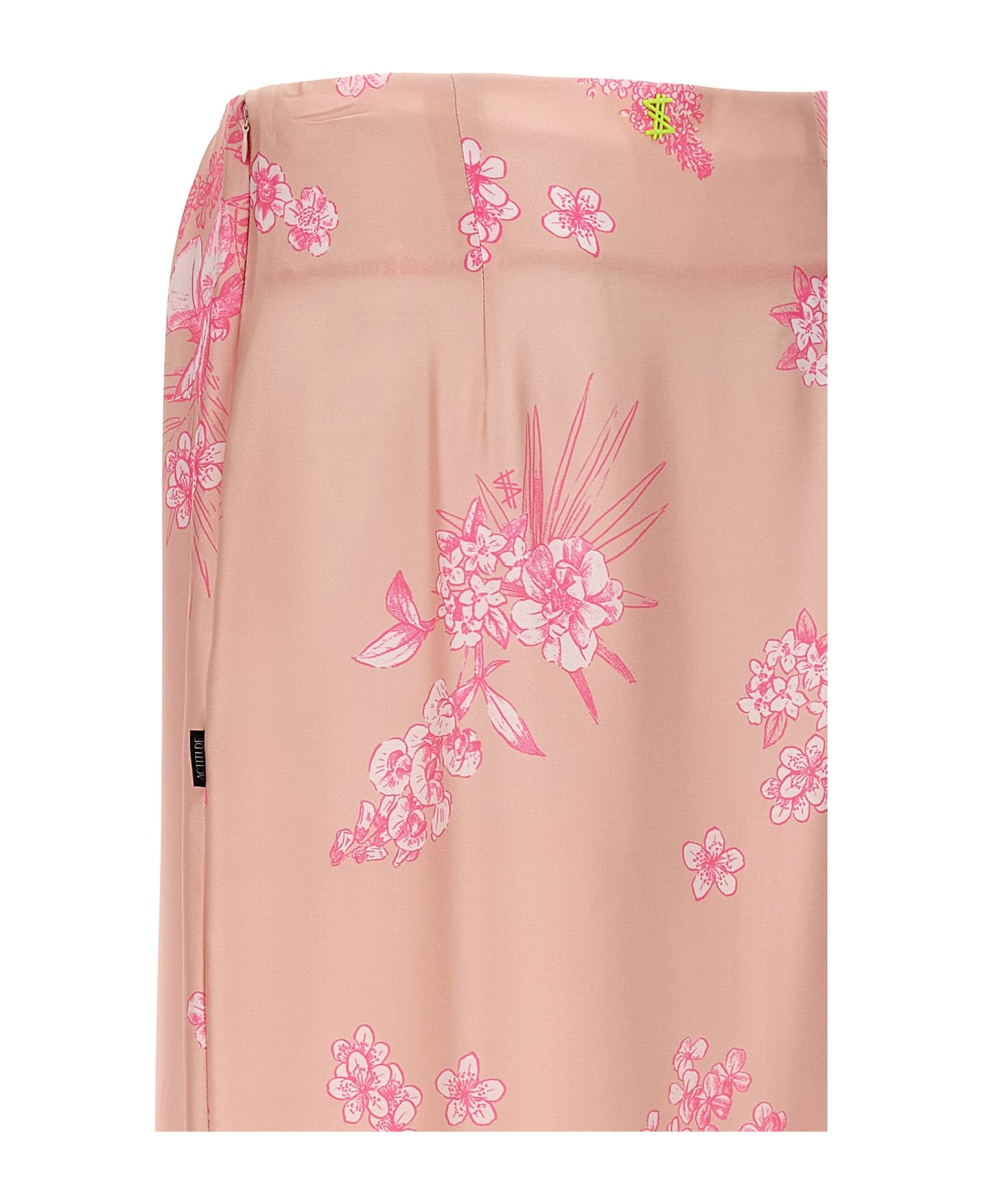 TwinSet Floral Print Skirt - Pink
