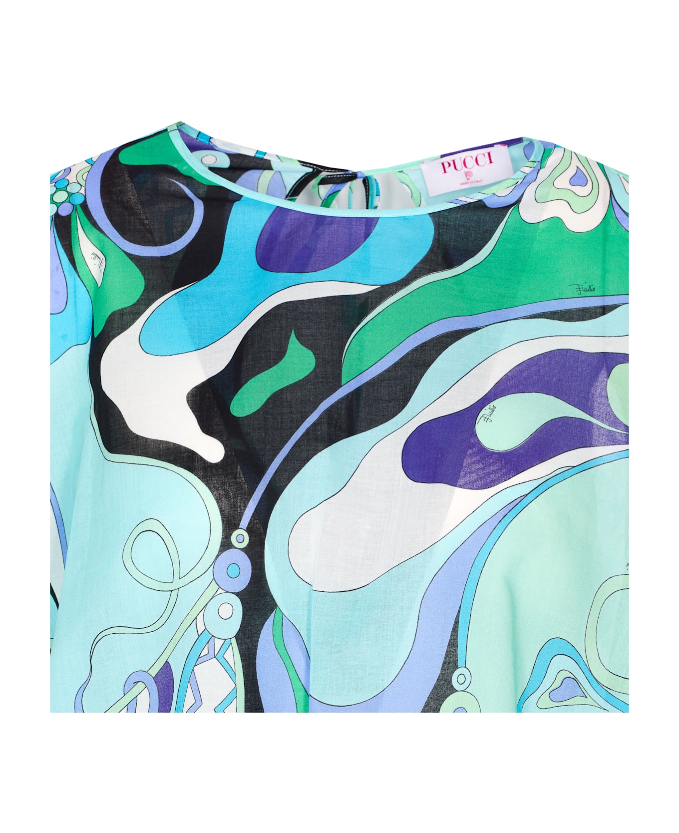 Pucci Orchidee Print Dress - MultiColour