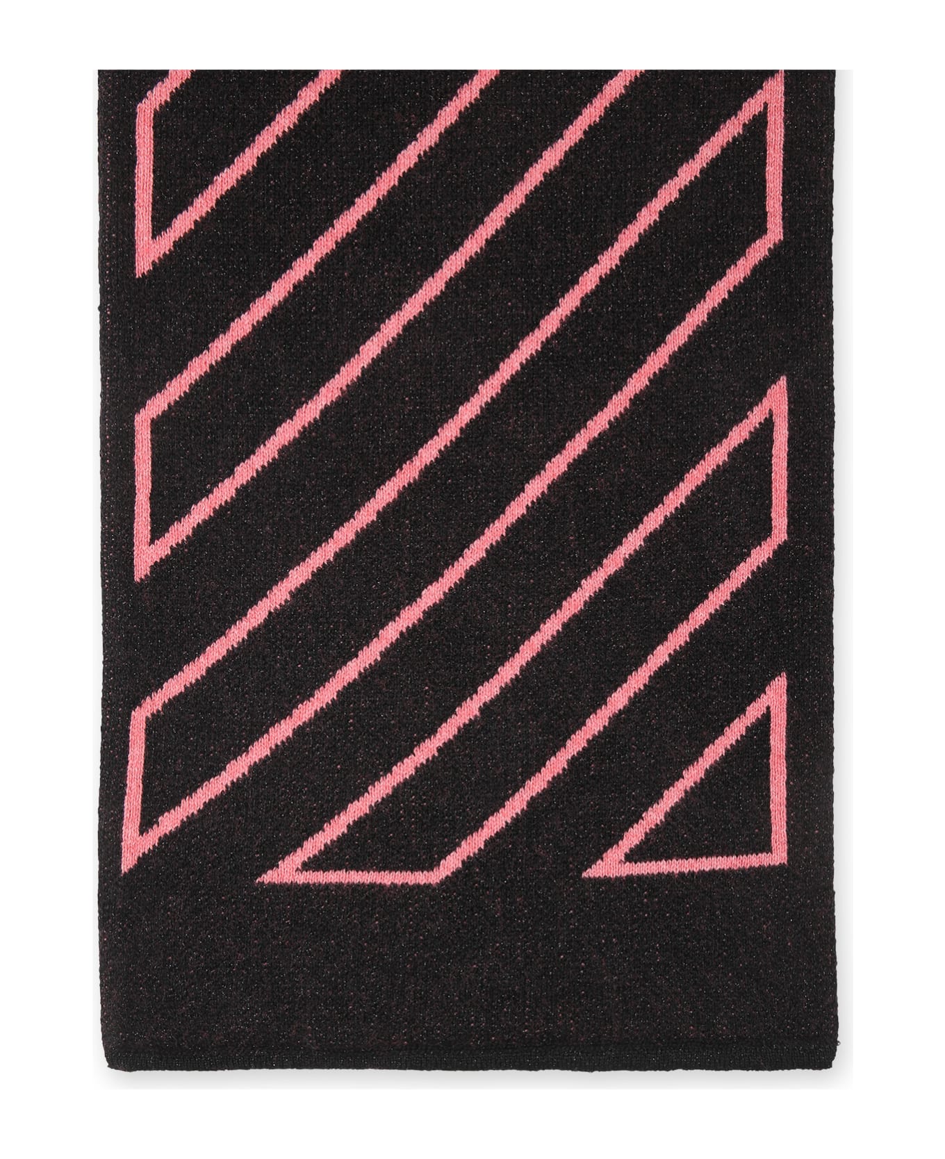 Off-White Black Scarf For Girl With Arrows - Black