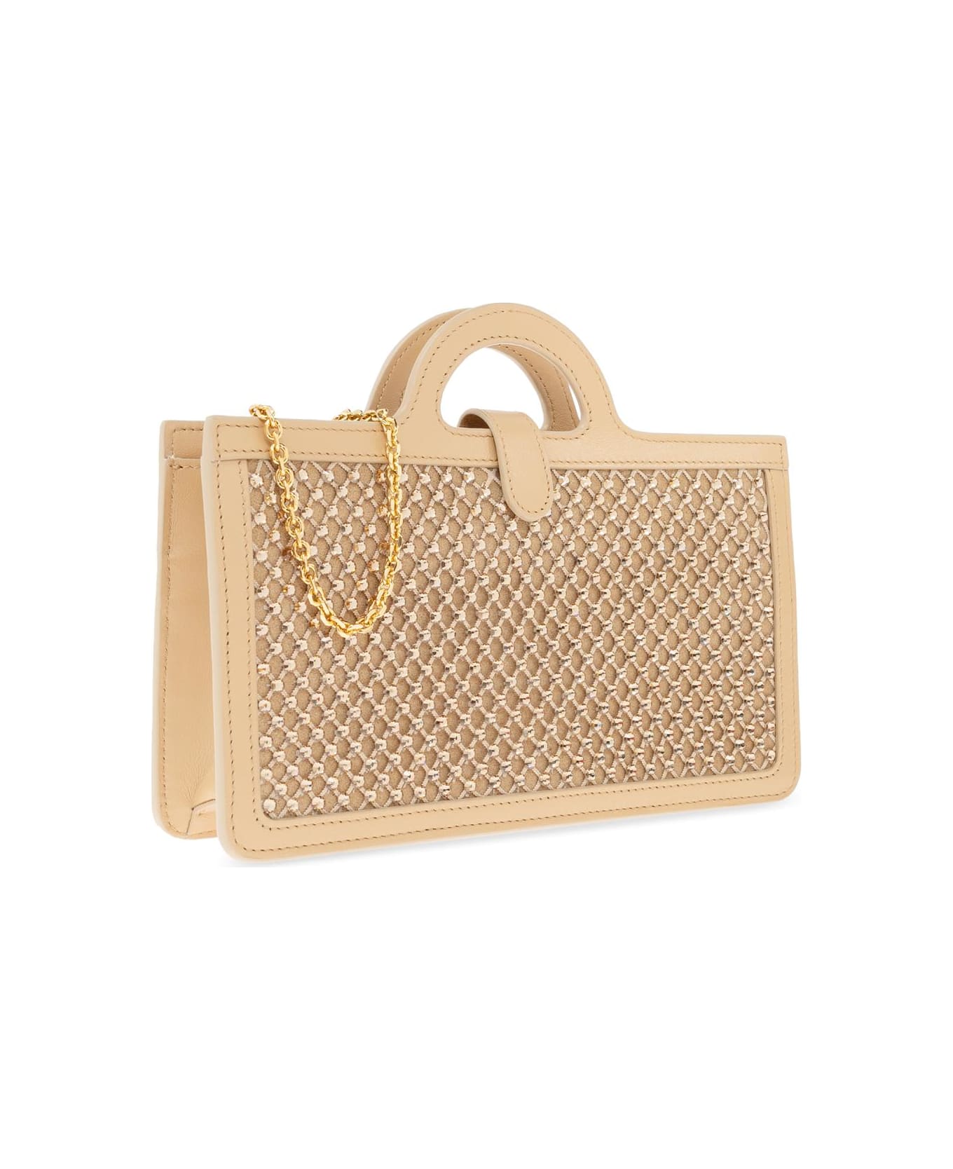Marni Wallet On A Chain - CAMEL