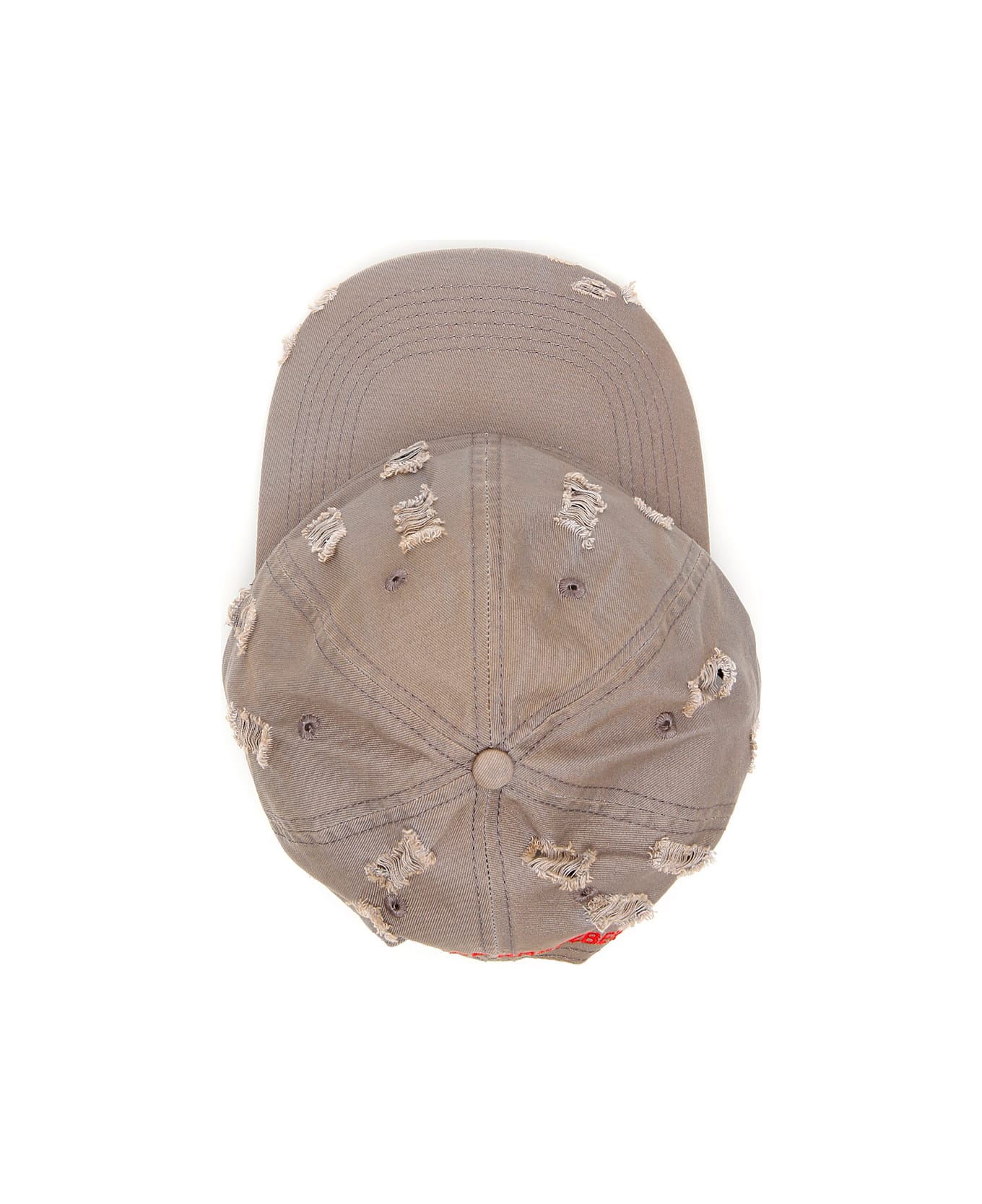 032c Destroyed Baseball Cap - GREY (Grey)
