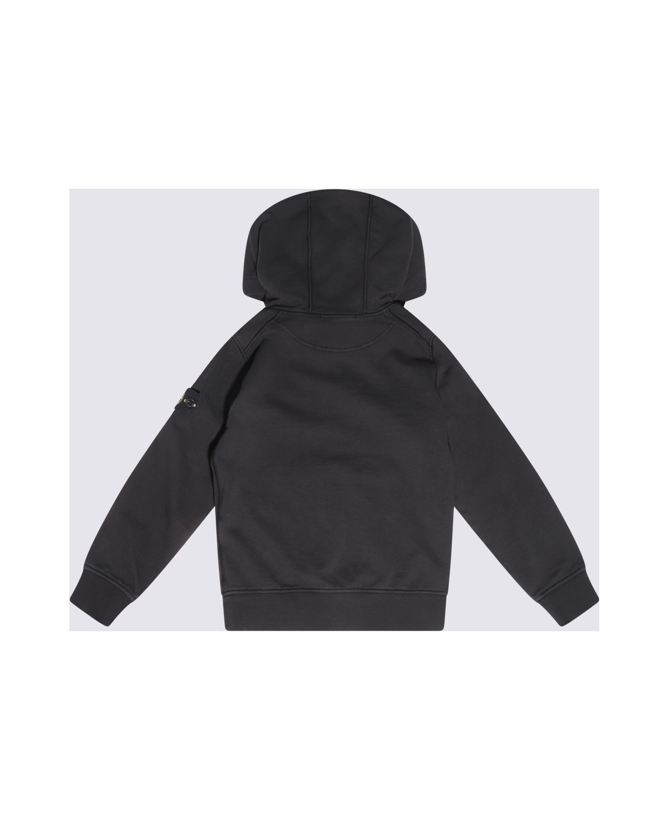 Stone Island Black Cotton Sweatshirt - Black