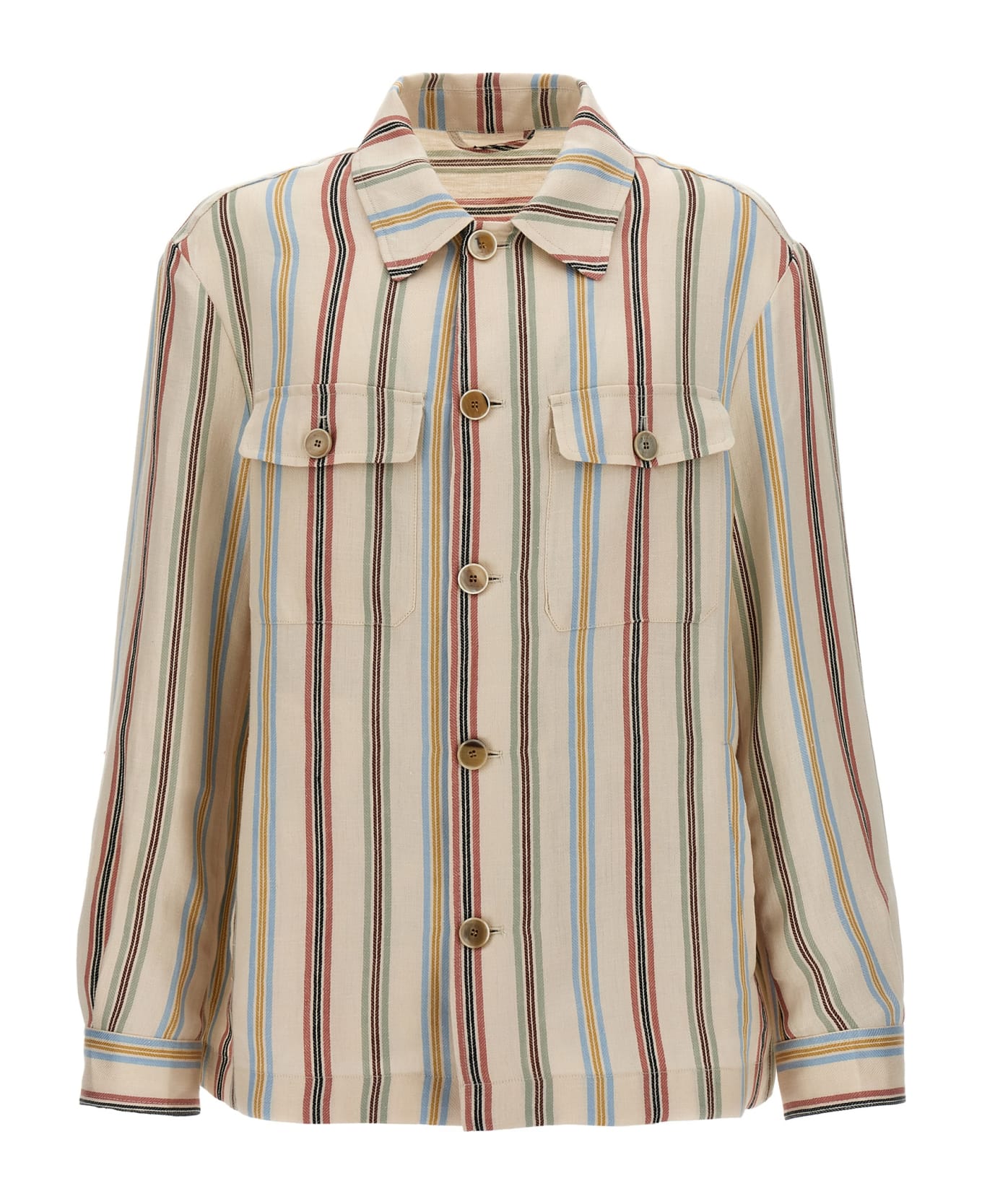 Etro Striped Overshirt - Multicolor シャツ
