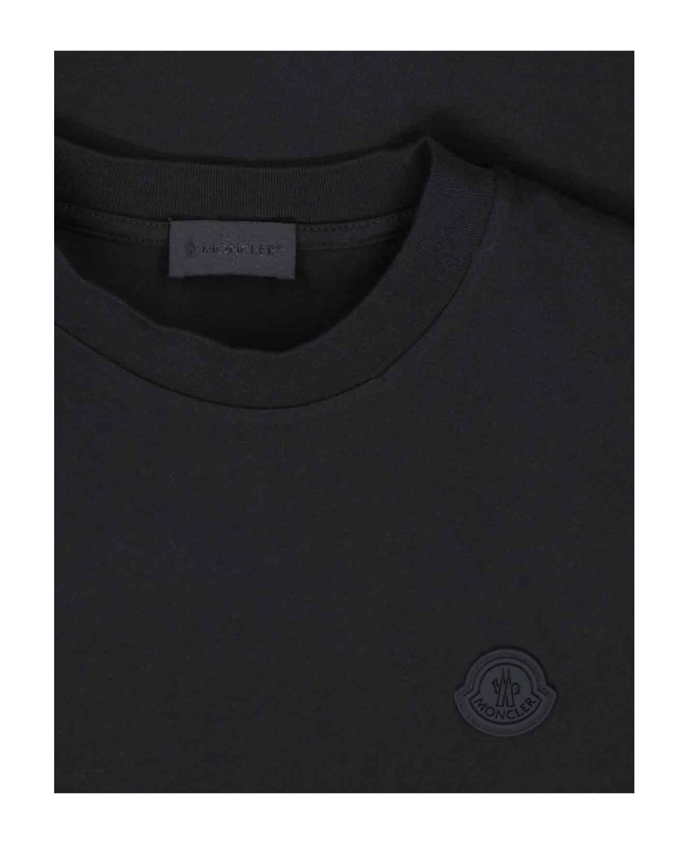 Moncler Logo T-shirt - Black