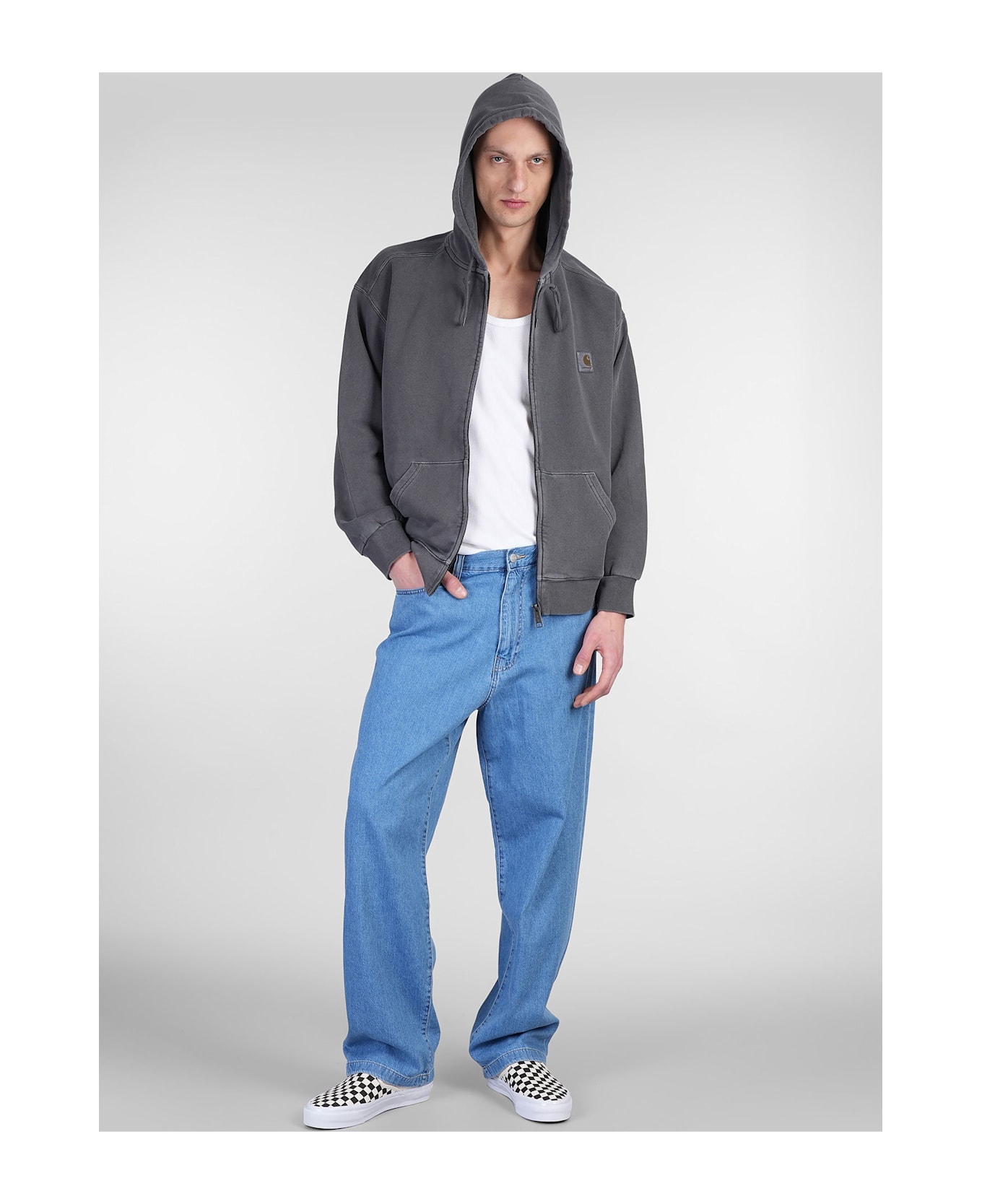 Carhartt Lucas Jeans In Cyan Denim - cyan