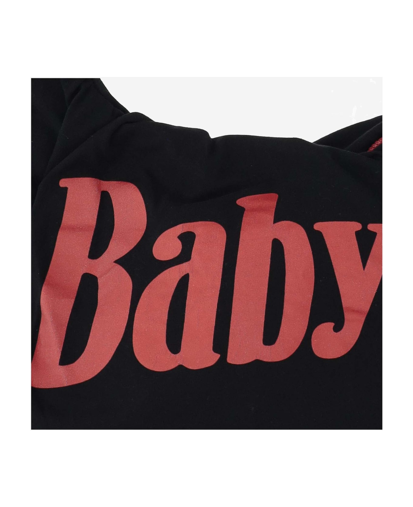 ERL Baby Print Cotton Shoulder Bag - Black
