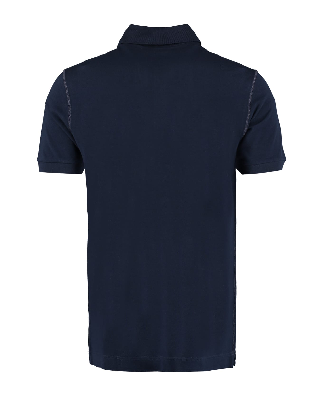 Dolce & Gabbana Cotton-piqué Polo Shirt - blue